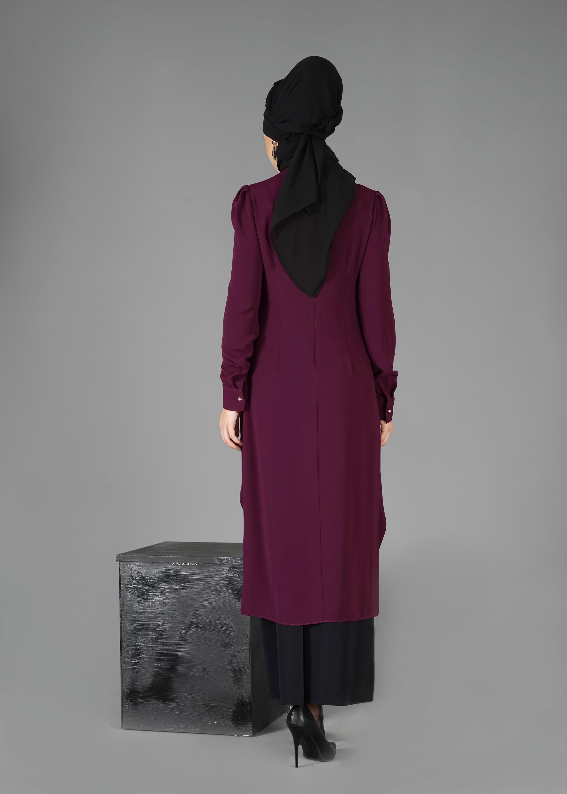Hijab clothing DAMSON CHIFFON SKIRT SUIT 3315E
