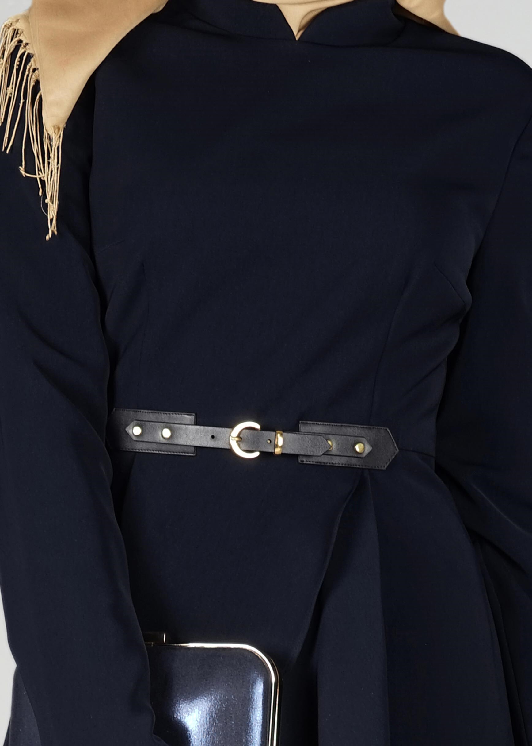 Tesettür giyim LACİVERT 3317E ETEKLİ TAKIM