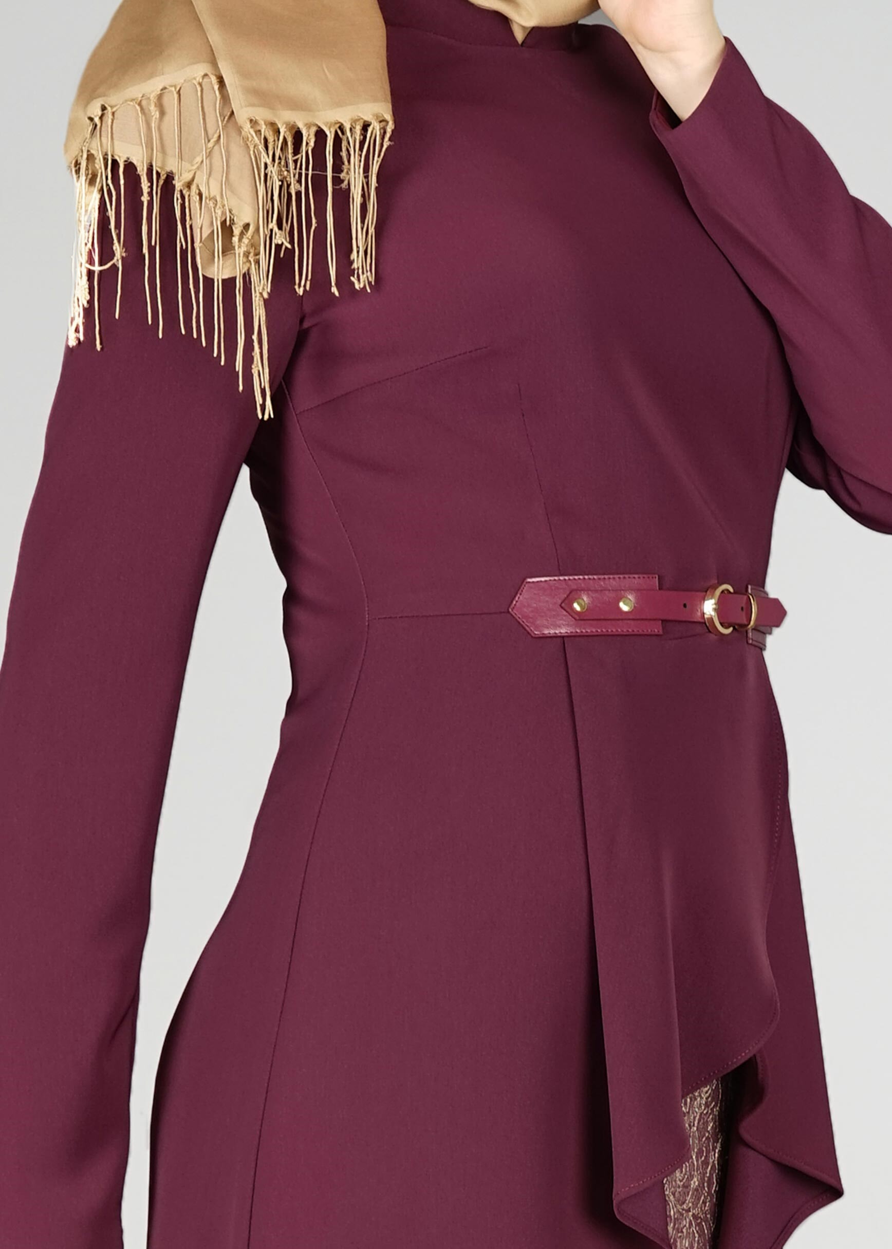 Tesettür giyim MÜRDÜM 3317E ETEKLİ TAKIM