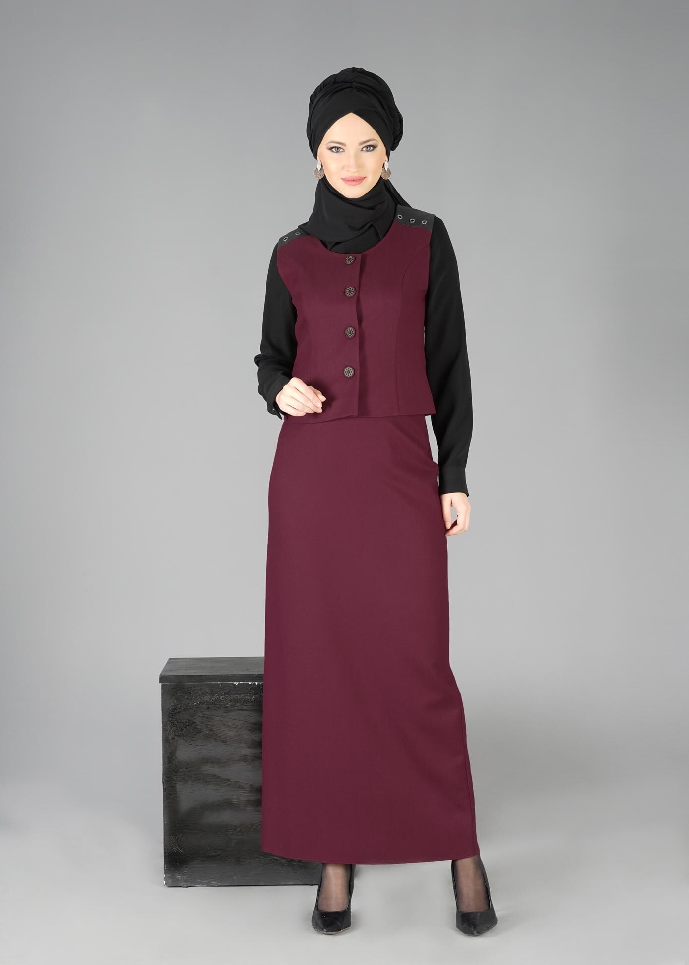Tesettür giyim MOR 3329E TAKIM