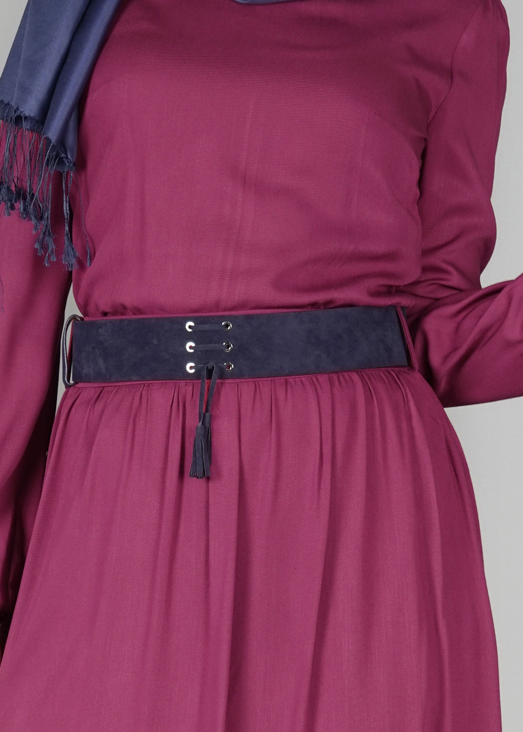 Tesettür giyim MÜRDÜM 4836 ETEKLİ TAKIM