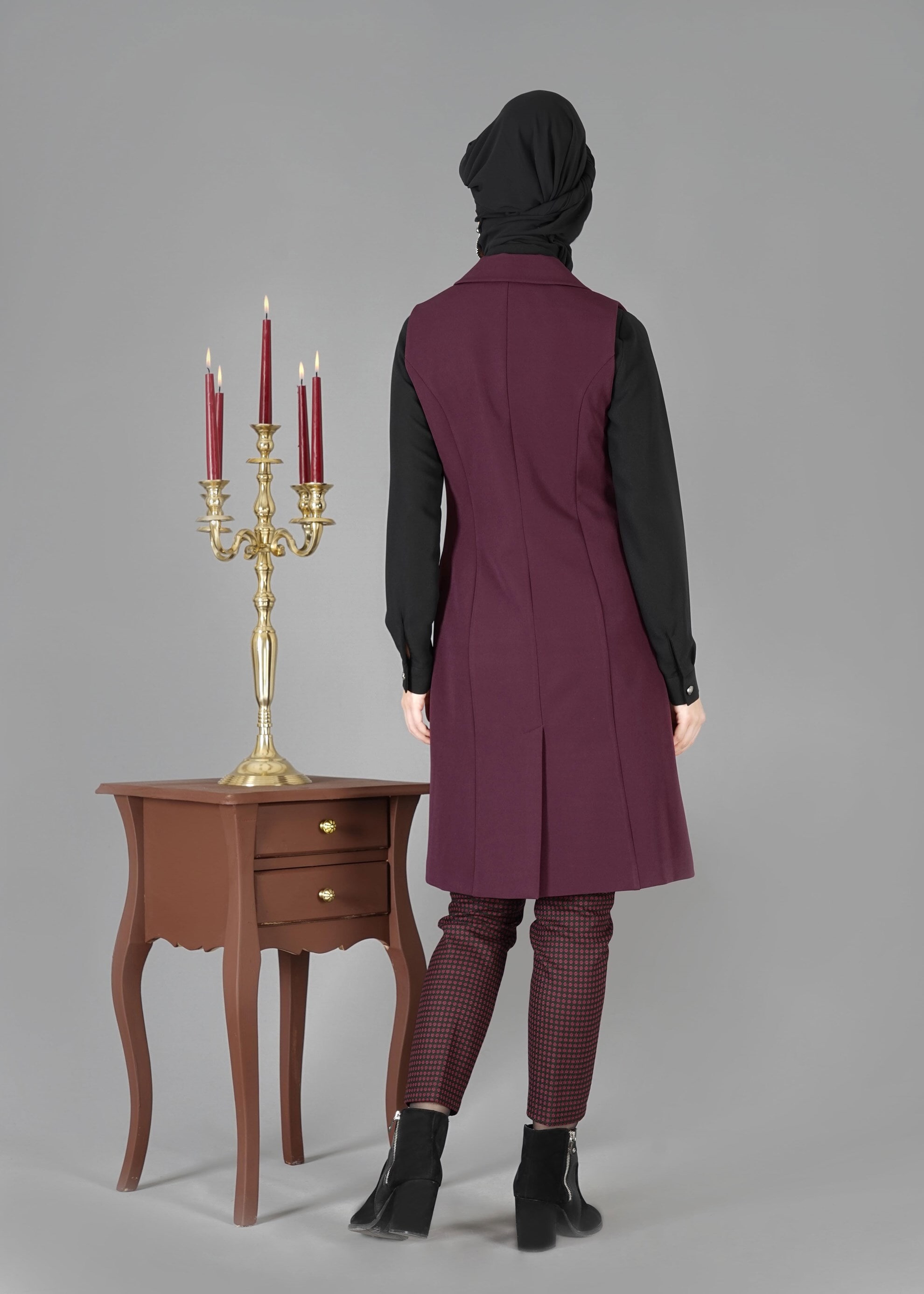 Tesettür giyim MÜRDÜM 3301P 3LÜ TAKIM