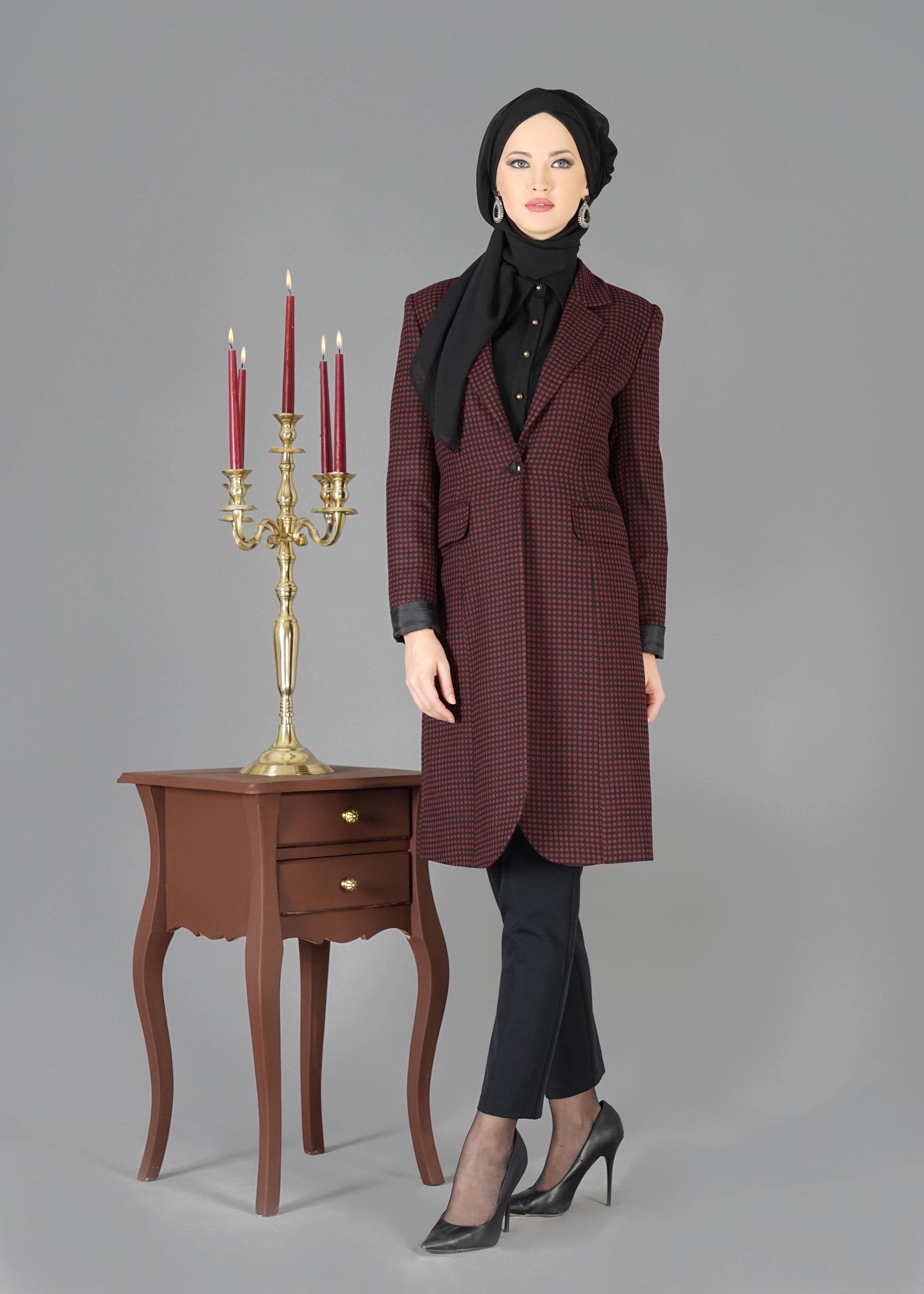 Tesettür giyim MÜRDÜM 3302P 3LÜ TAKIM