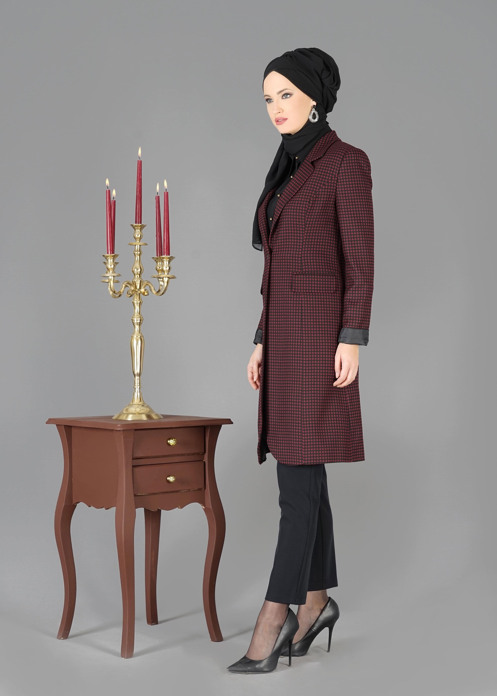 Tesettür giyim MÜRDÜM 3302P 3LÜ TAKIM