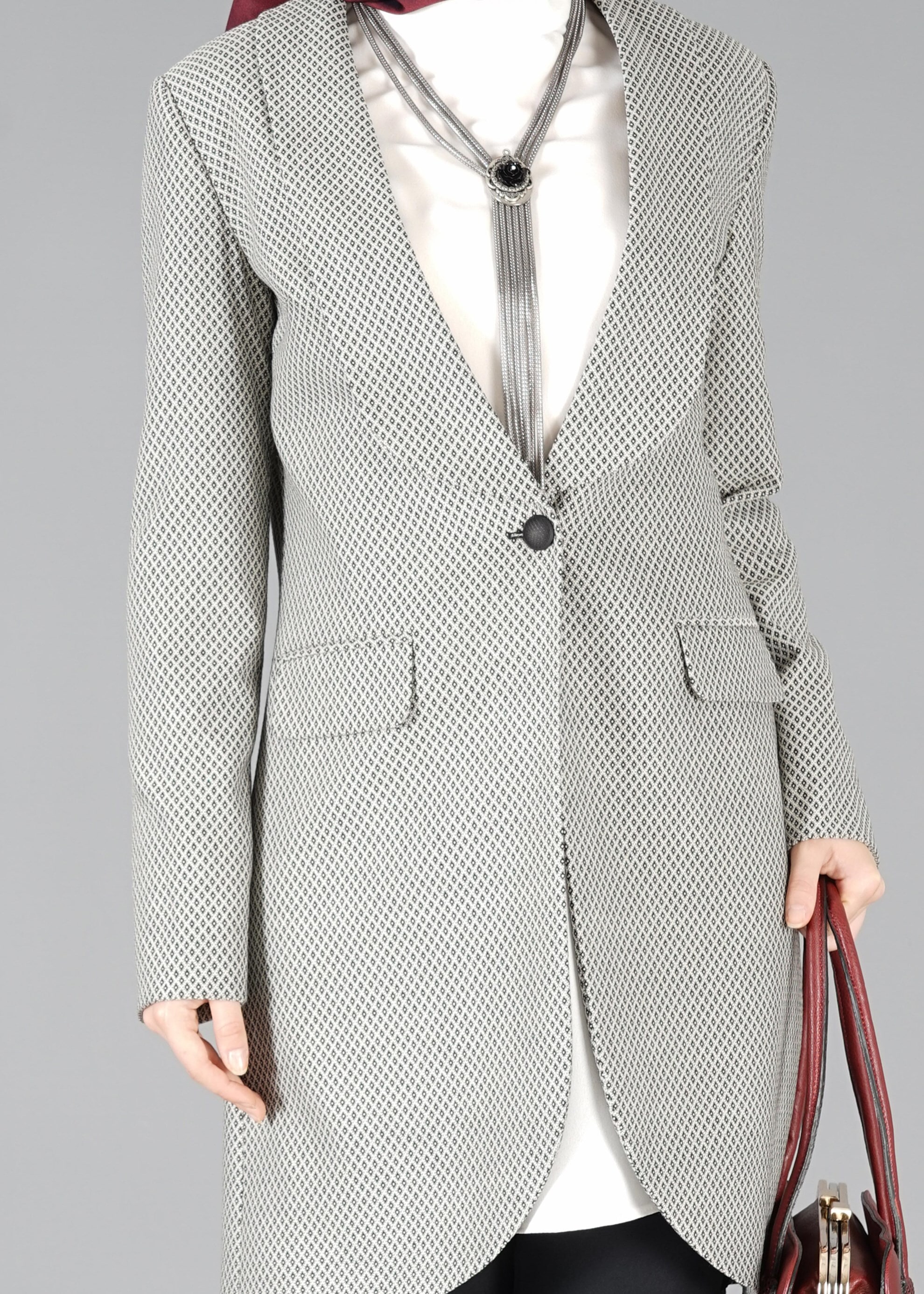 Tesettür giyim SİYAH 3303P 3LÜ TAKIM