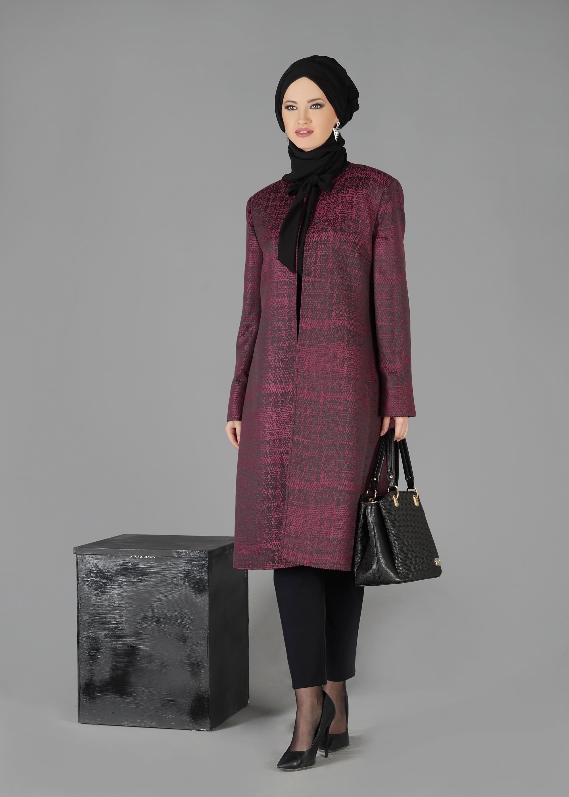 Tesettür giyim MÜRDÜM 3306P 3&prime;LÜ TAKIM