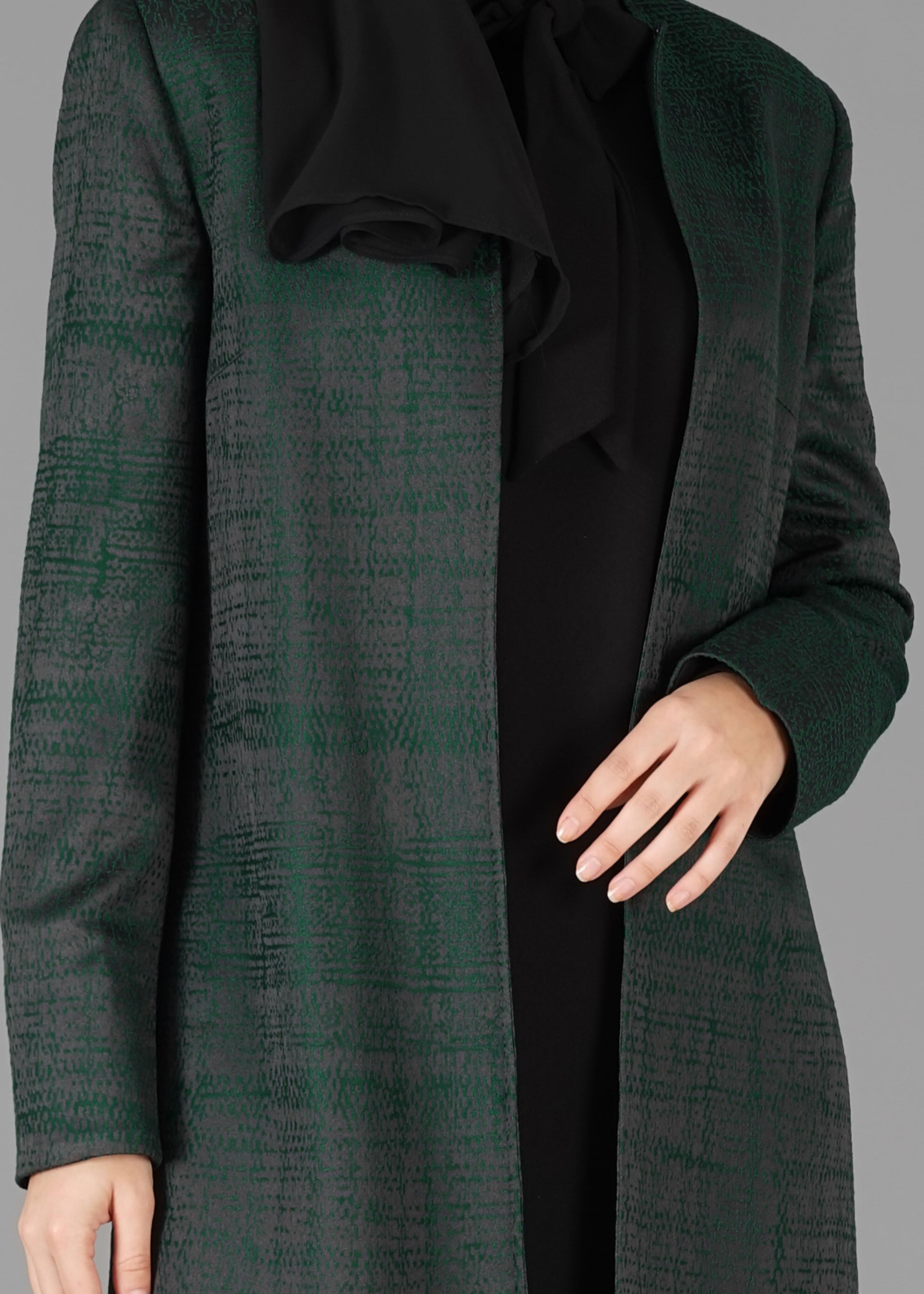 Tesettür giyim YEŞİL 3306P 3&prime;LÜ TAKIM