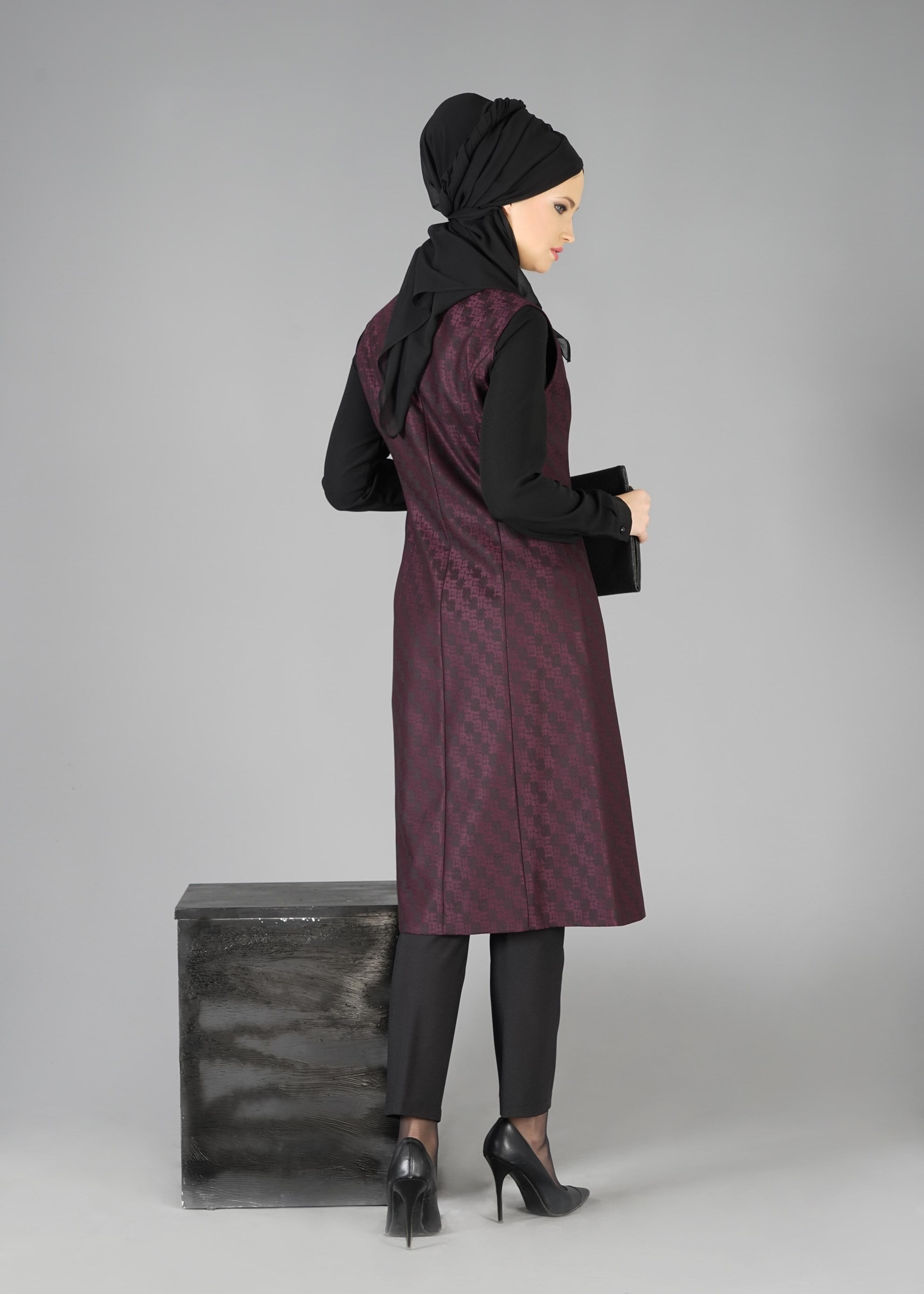 Tesettür giyim MÜRDÜM 3309P 3LÜ TAKIM