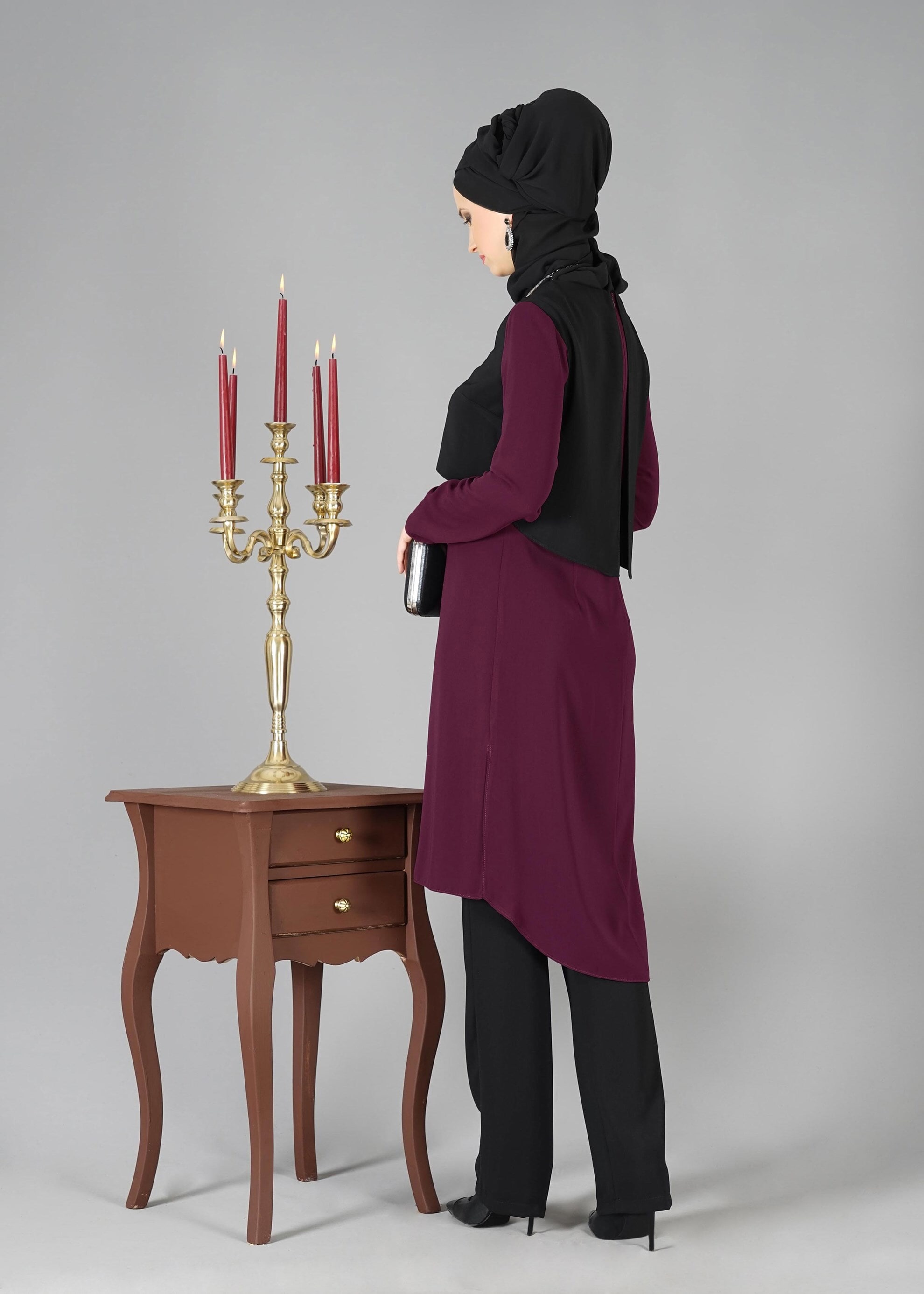 Tesettür giyim MÜRDÜM 3320P TAKIM