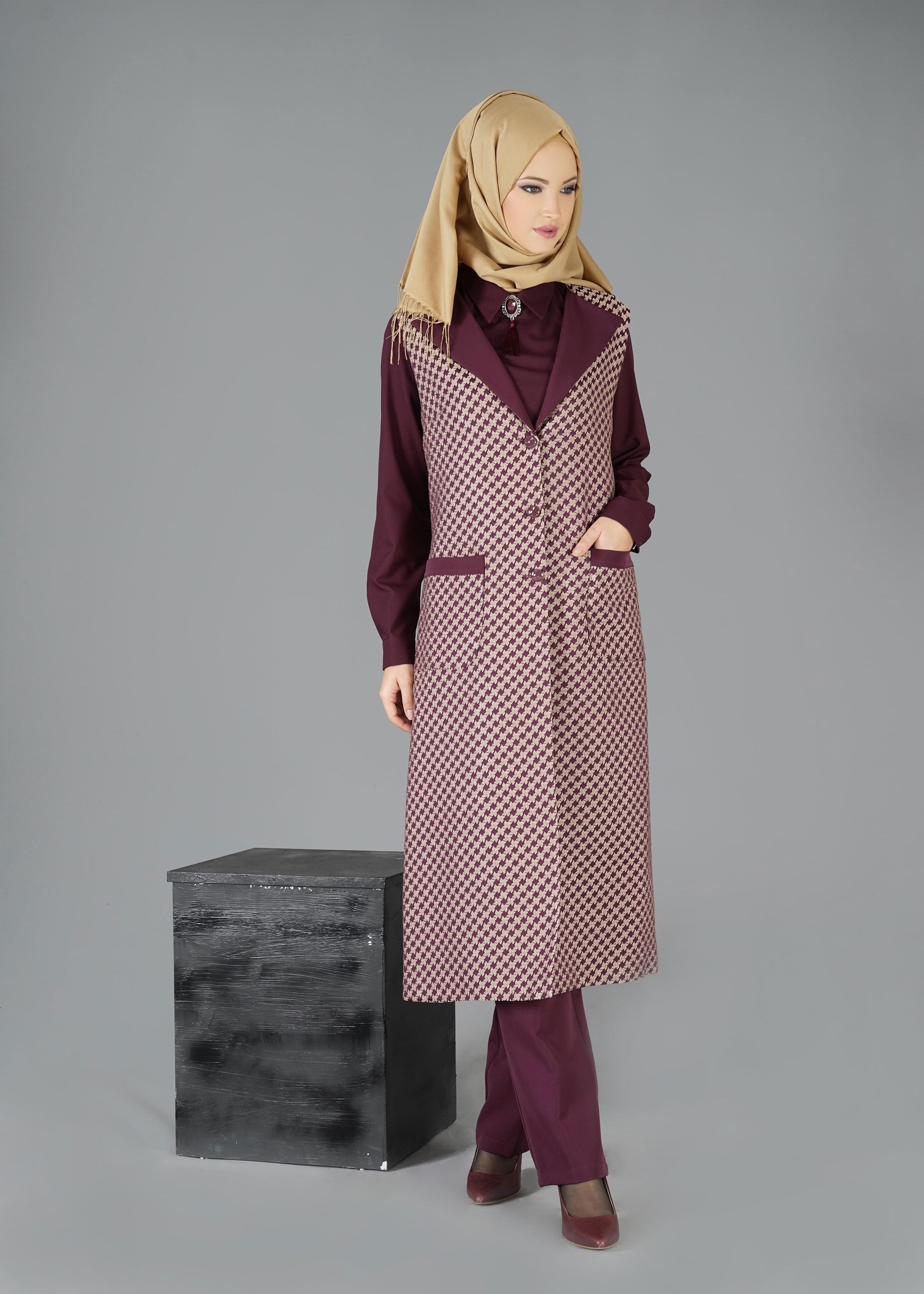 Tesettür giyim MÜRDÜM 3326P TAKIM
