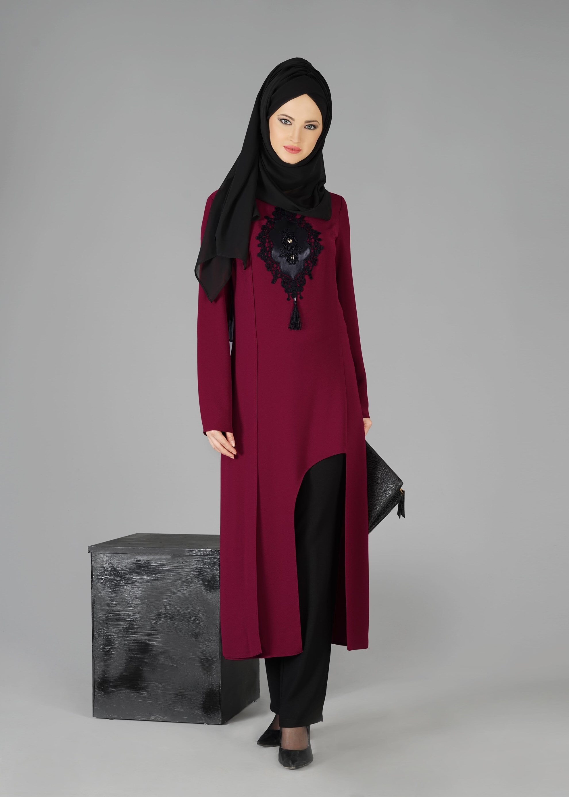 Tesettür giyim MÜRDÜM 3335P TAKIM