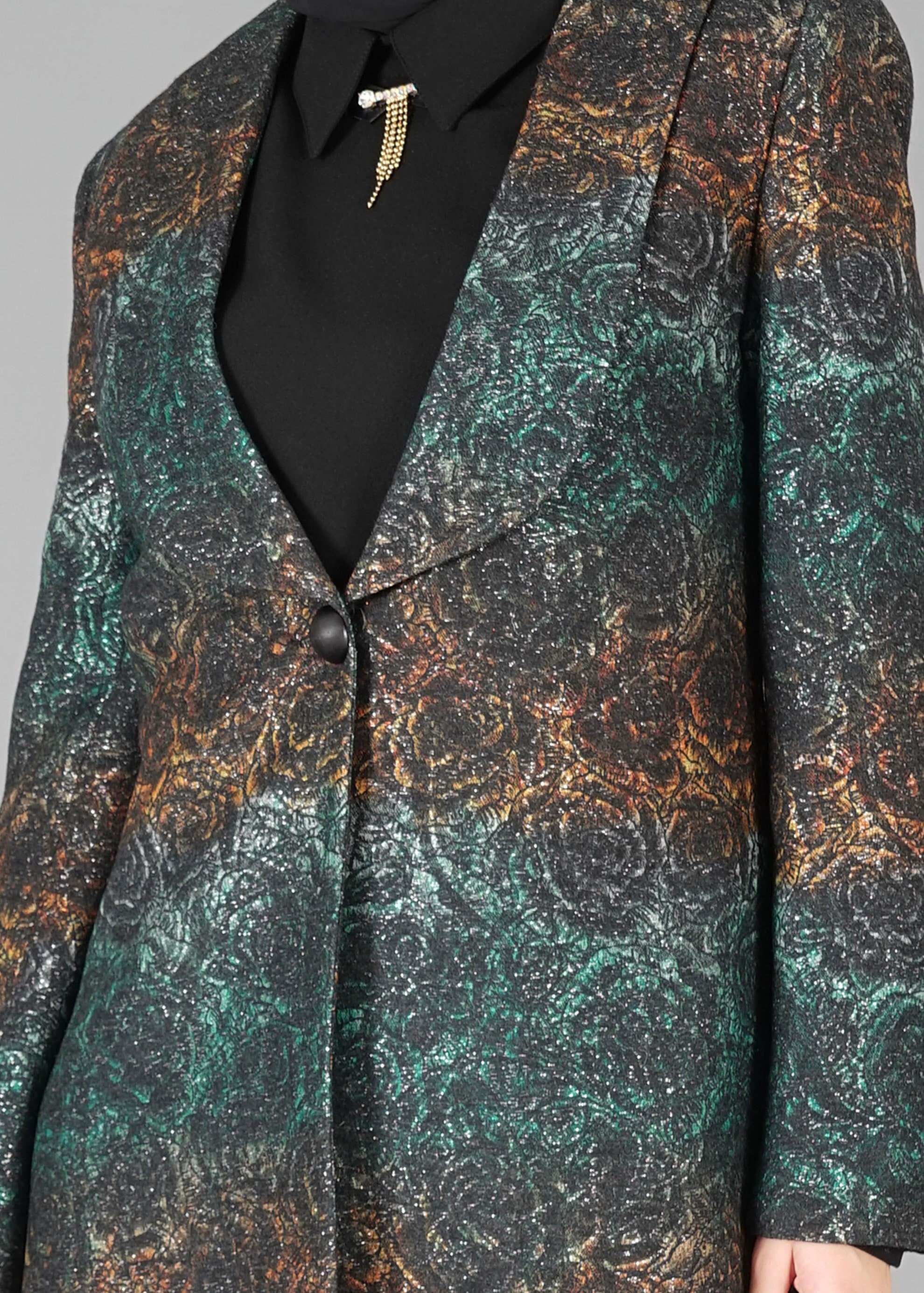 Tesettür giyim YEŞİL 3344 TAKIM