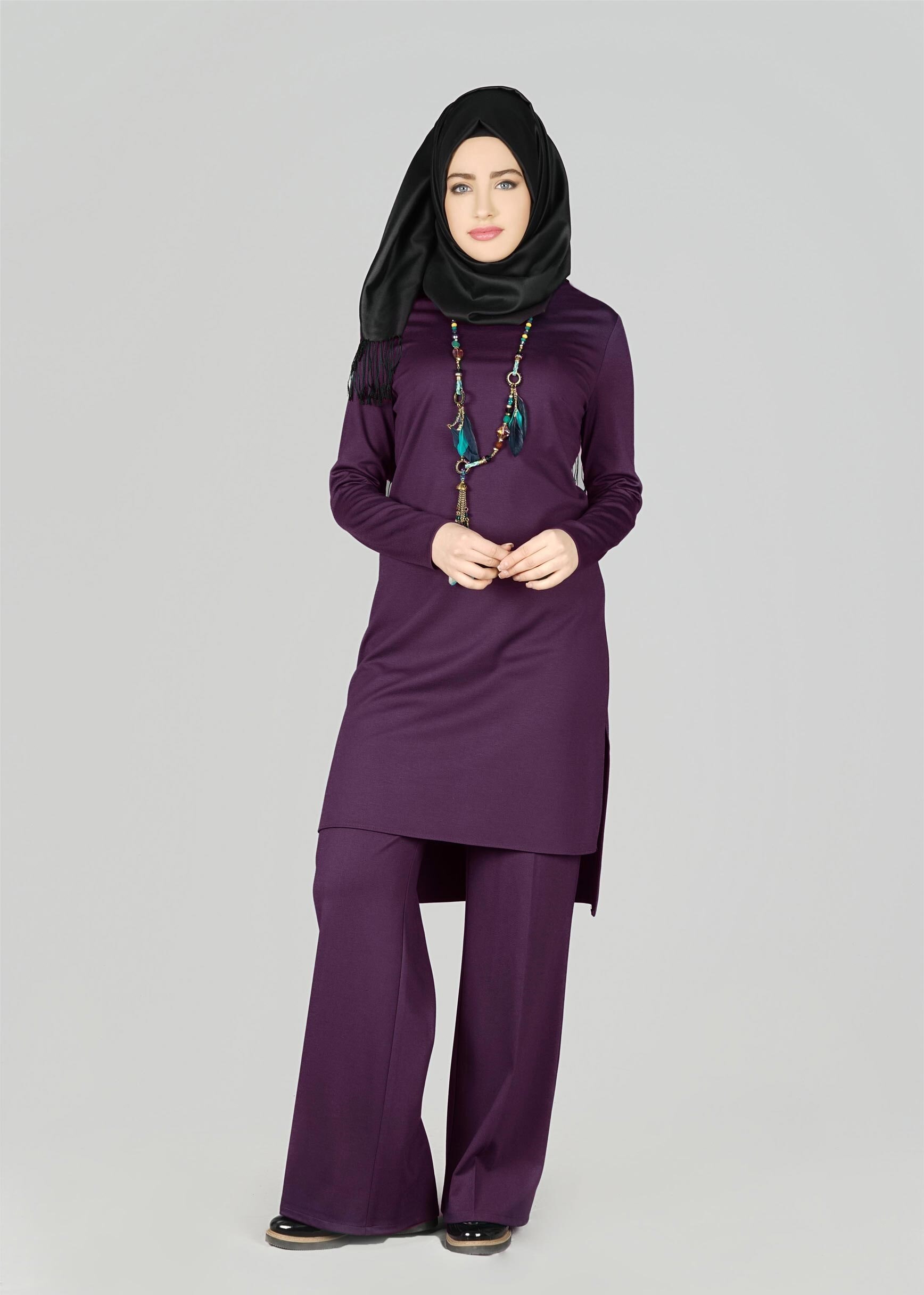 Tesettür giyim MOR 4789 TUNİK
