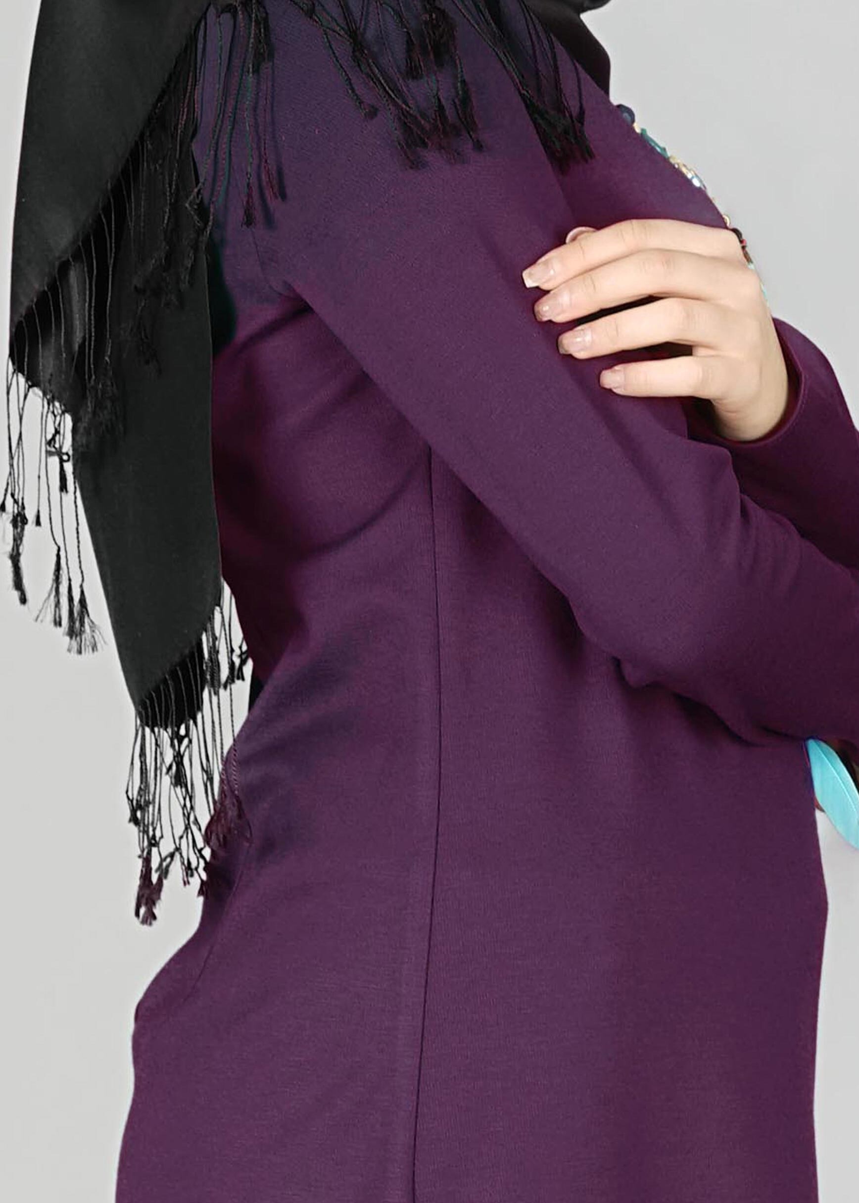 Tesettür giyim MOR 4789 TUNİK