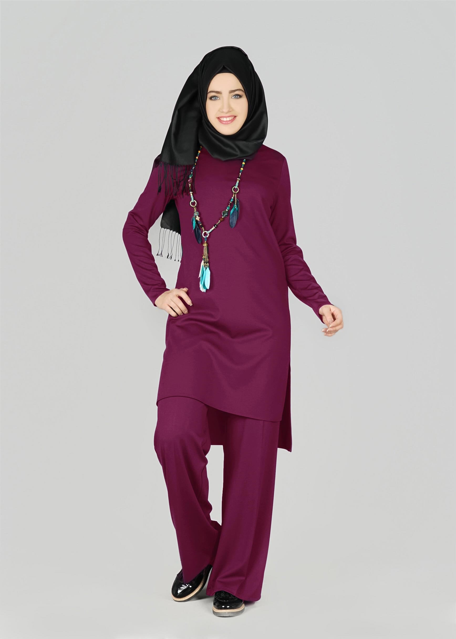 Tesettür giyim MOR 4789 TUNİK