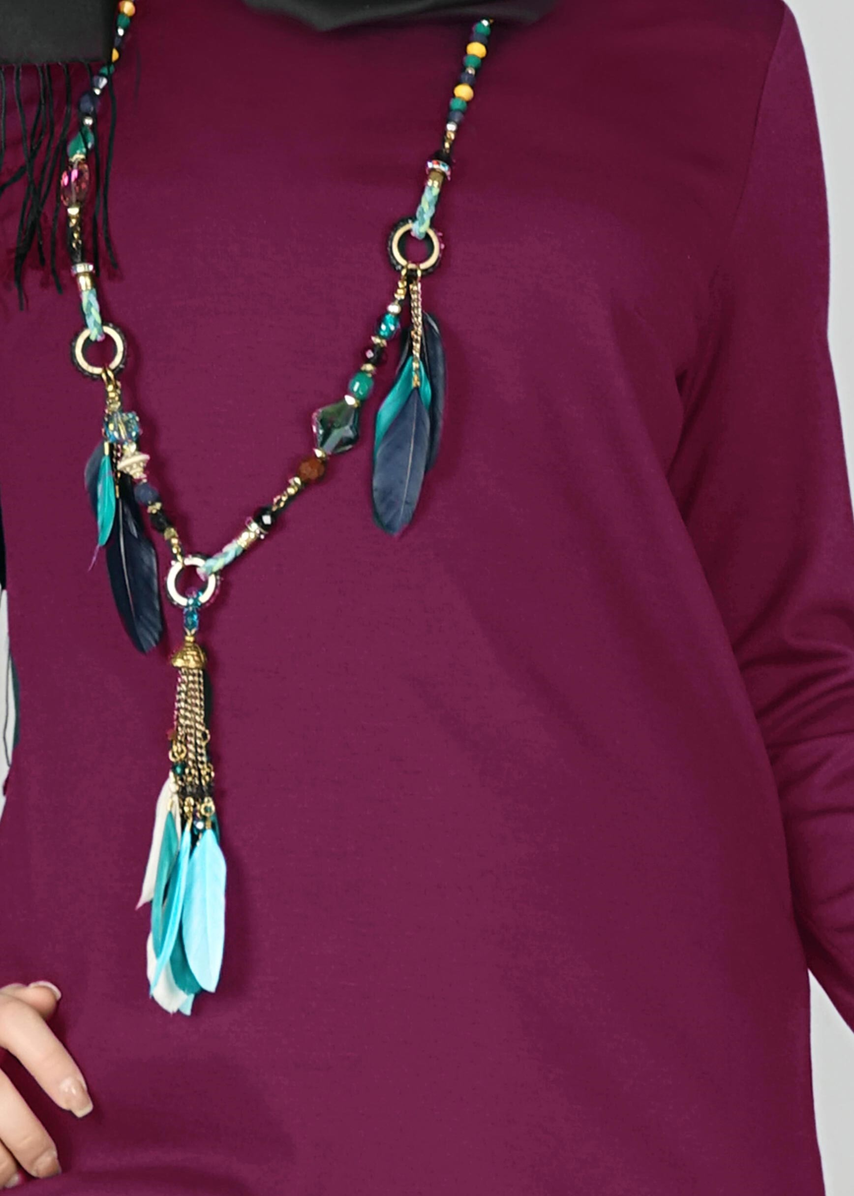 Tesettür giyim MOR 4789 TUNİK