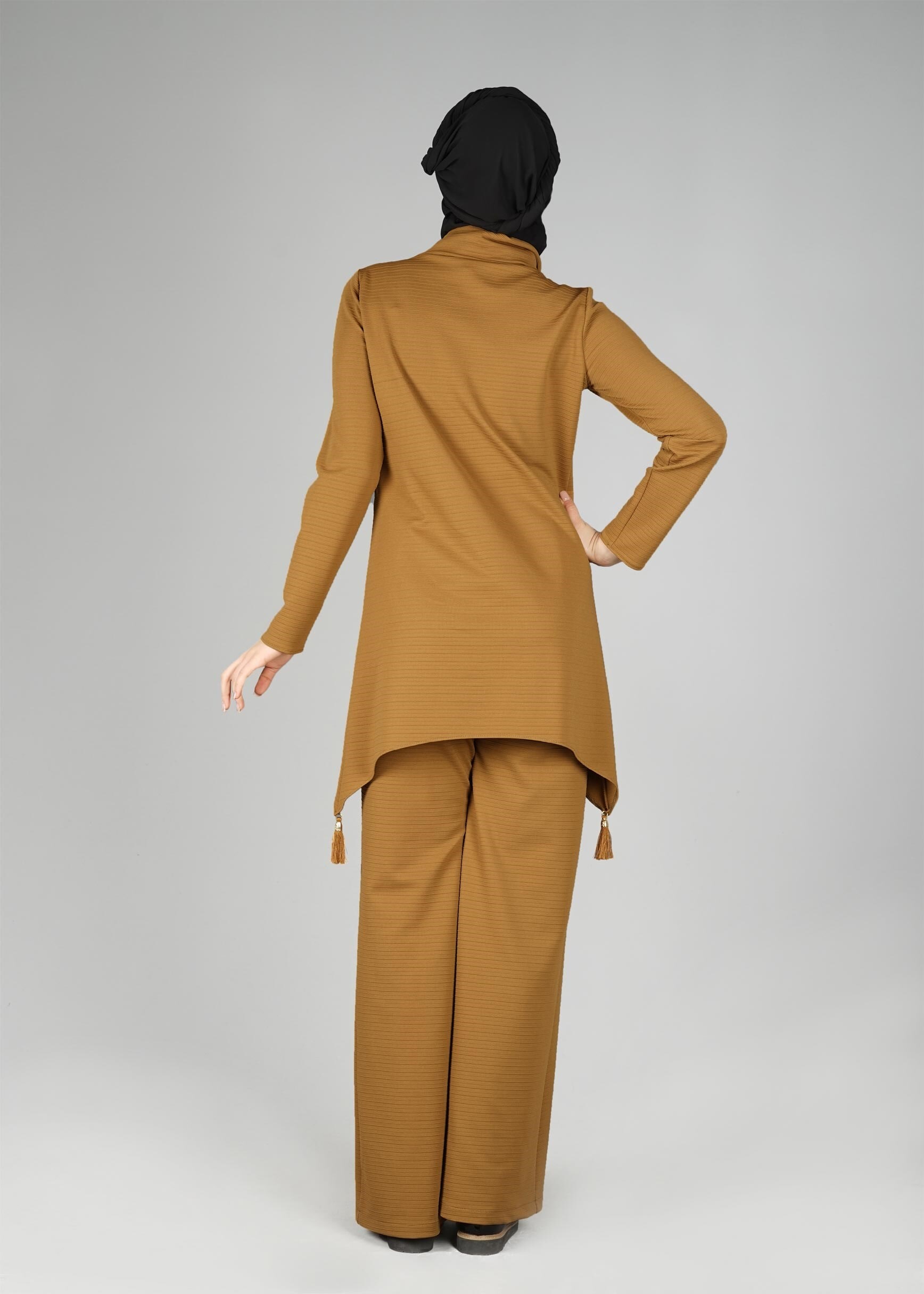 Tesettür giyim KAHVE 4838 TAKIM