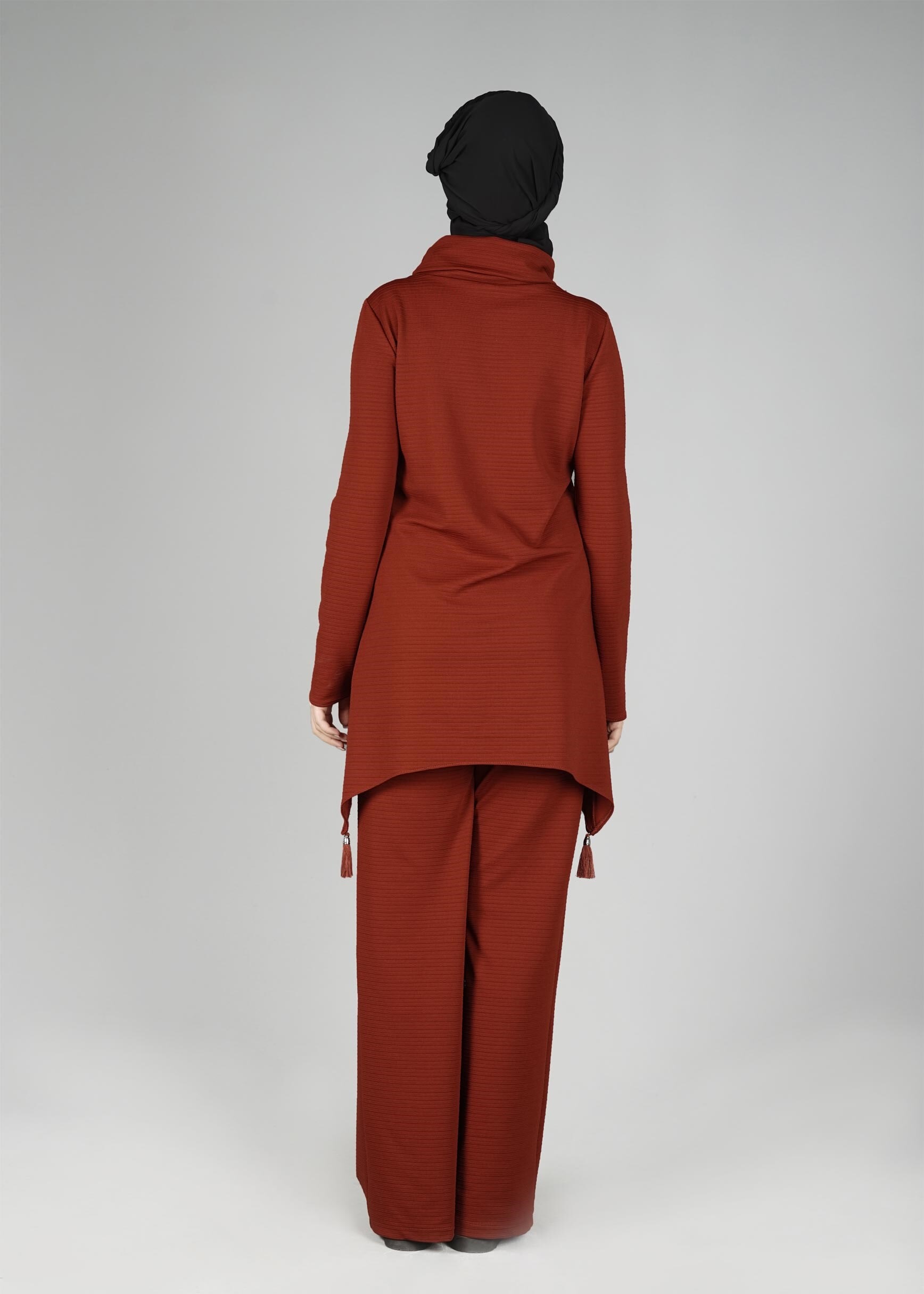 Tesettür giyim TURUNCU 4838 TAKIM