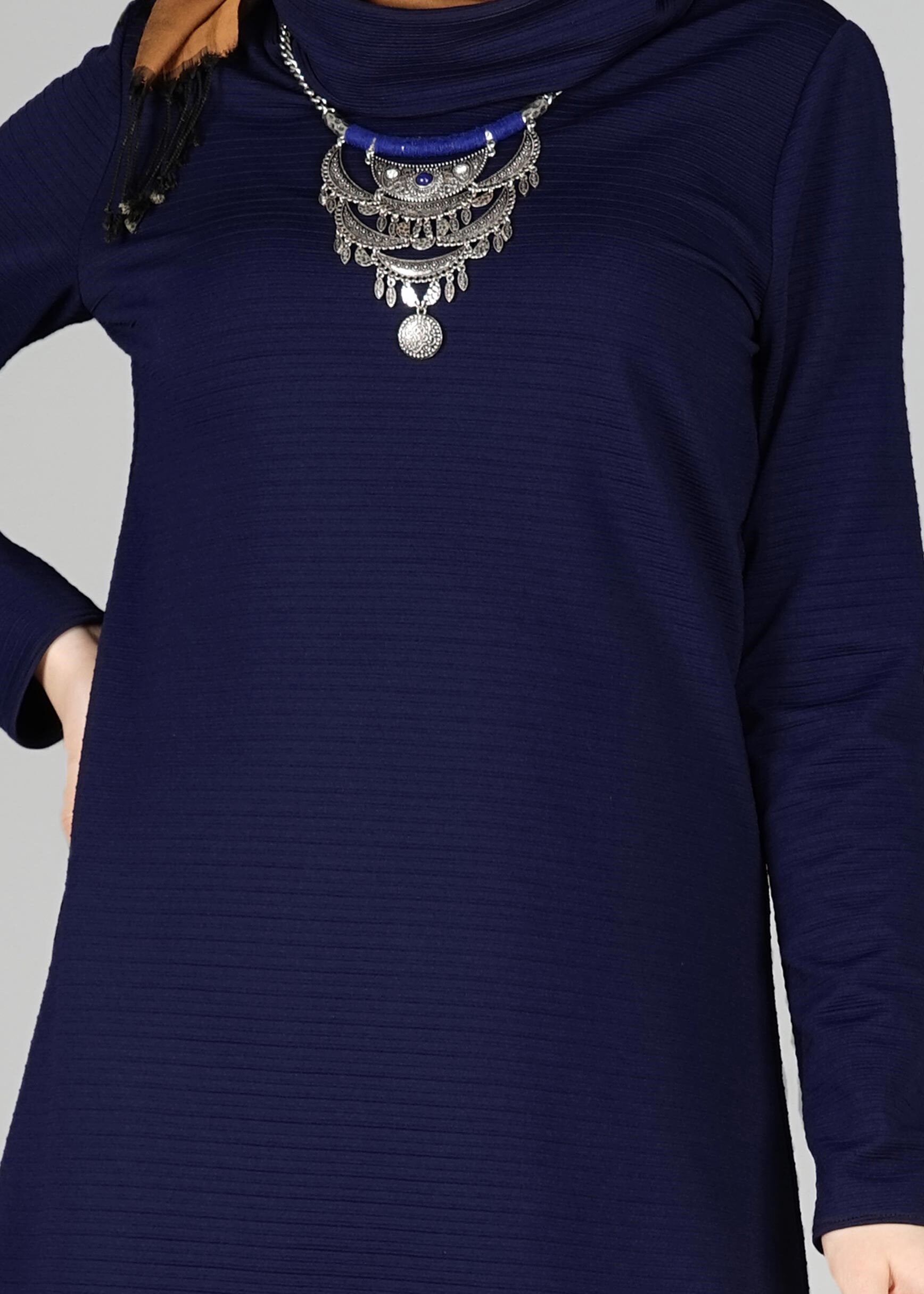 Tesettür giyim LACİVERT 4838 TAKIM