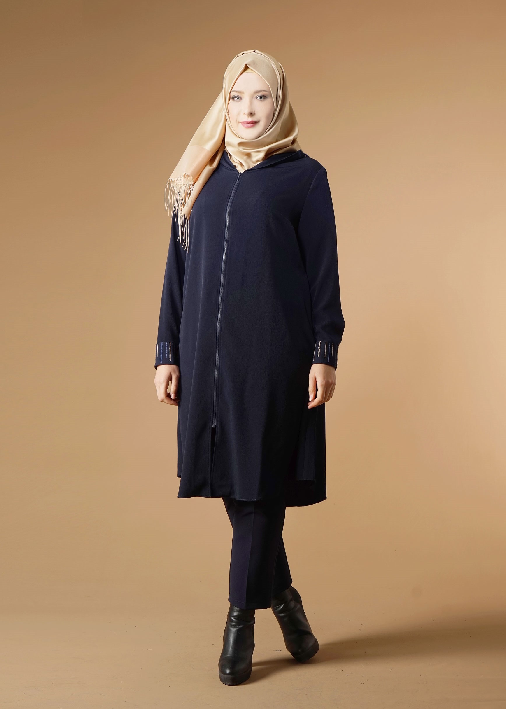 Tesettür giyim LACİVERT 2622 TUNİK