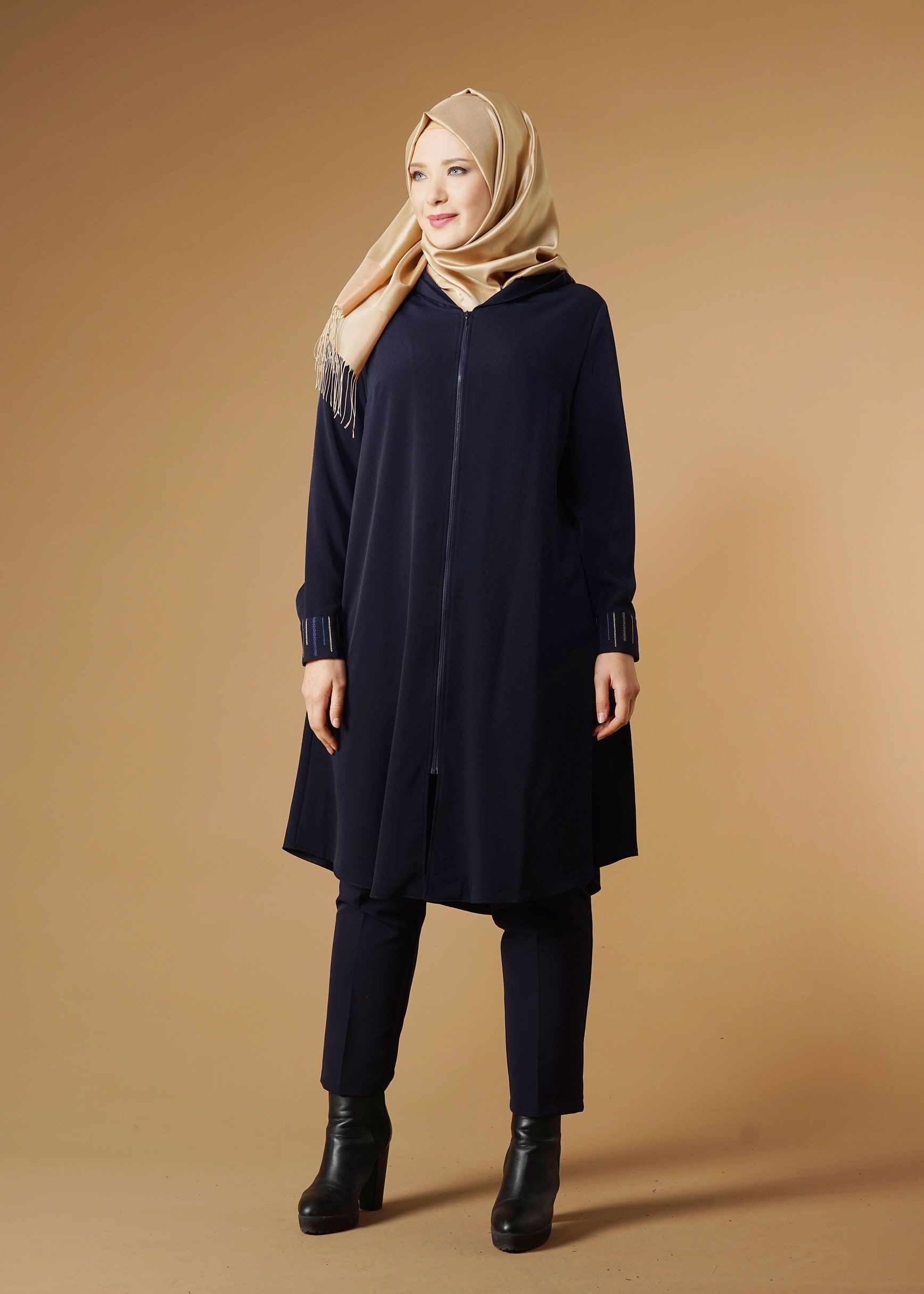 Tesettür giyim LACİVERT 2622 TUNİK