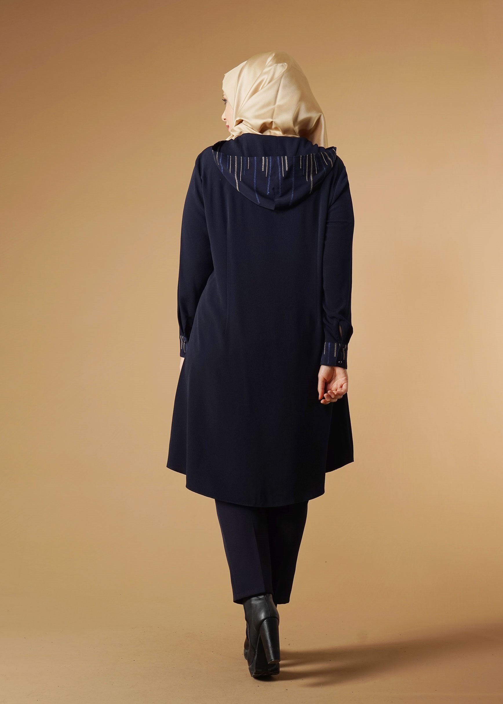 Tesettür giyim LACİVERT 2622 TUNİK