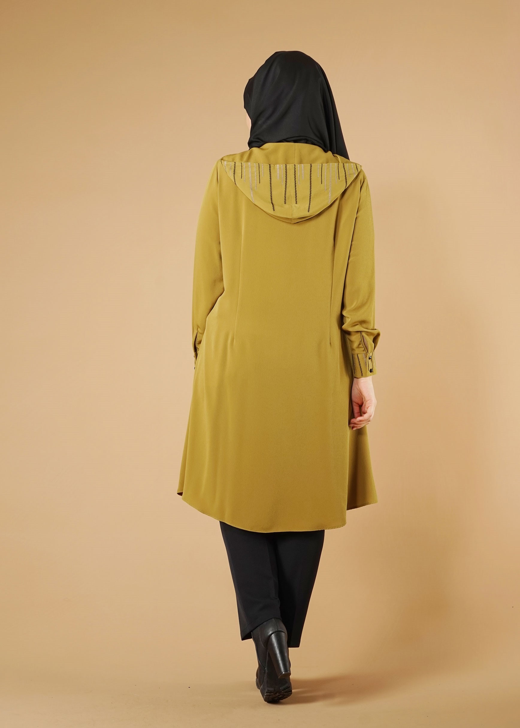 Tesettür giyim YEŞİL 2622 TUNİK