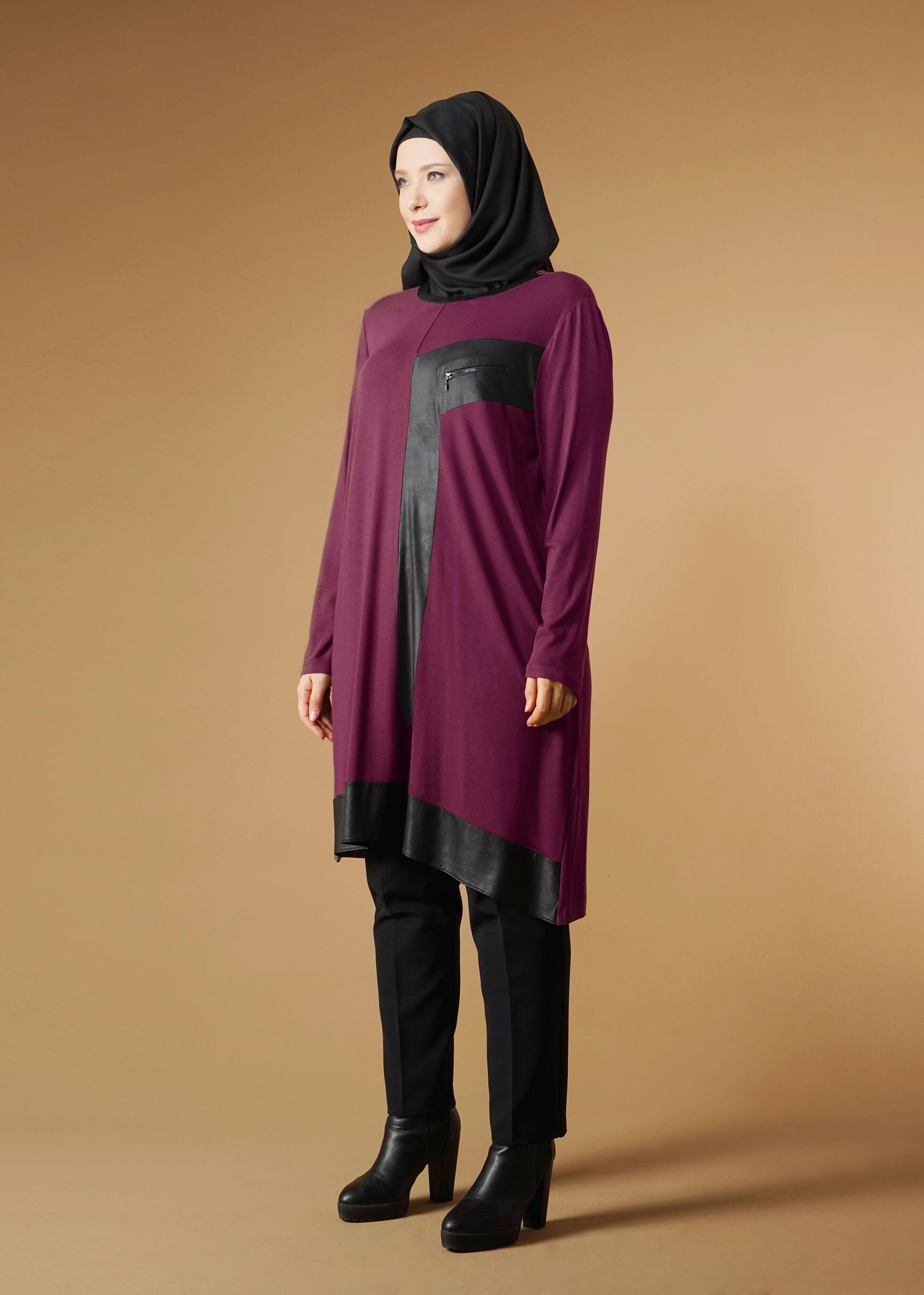 Tesettür giyim MOR 2626 TUNİK
