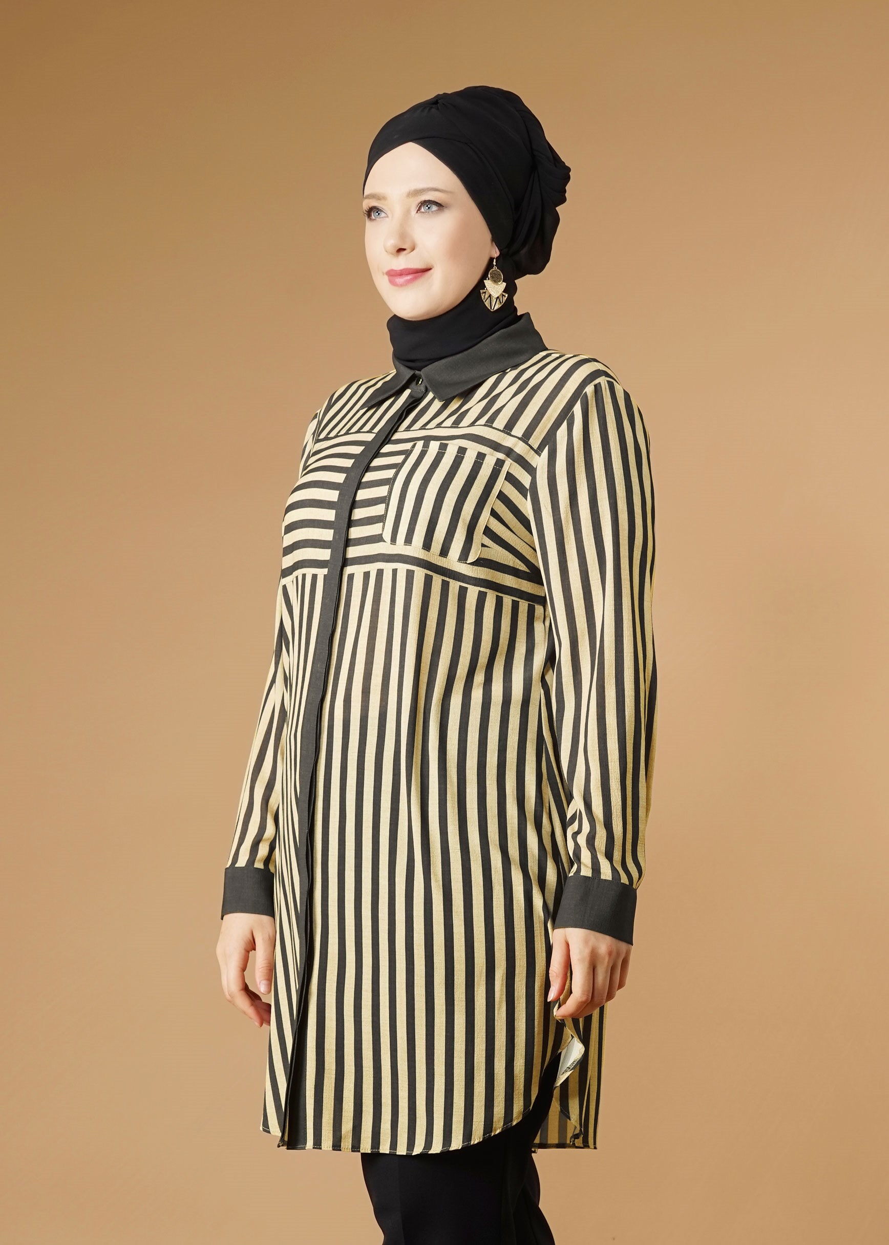 Tesettür giyim GRİ 2630 TUNİK