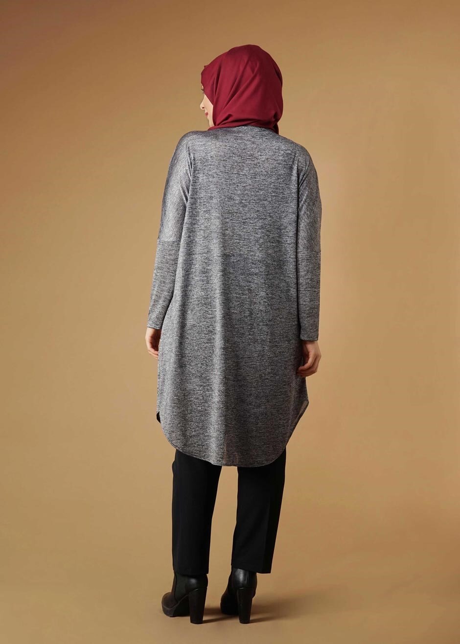 Tesettür giyim GRİ 2639 TUNİK