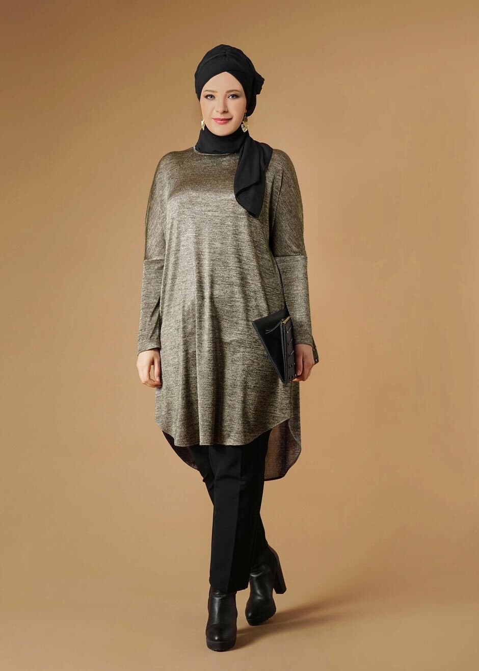 Tesettür giyim ALTIN 2639 TUNİK