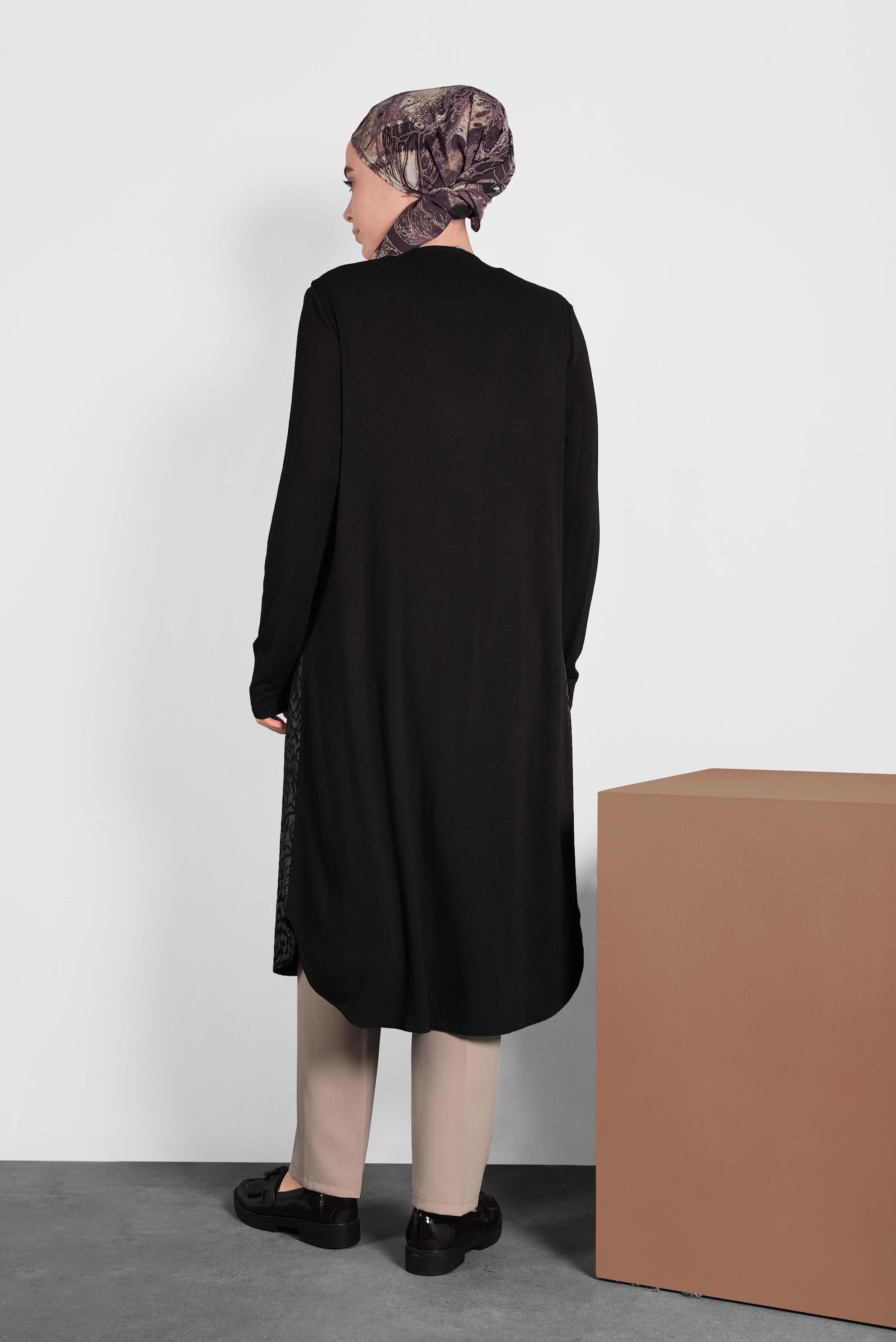 Tesettür giyim ALTIN YALDIZ DESENLİ 2&prime;Lİ TUNİK 2661