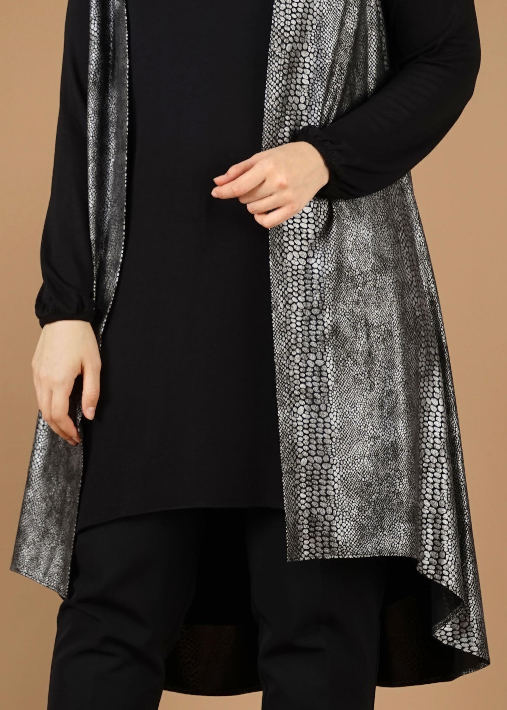 Tesettür giyim GRİ 2663 TUNİK