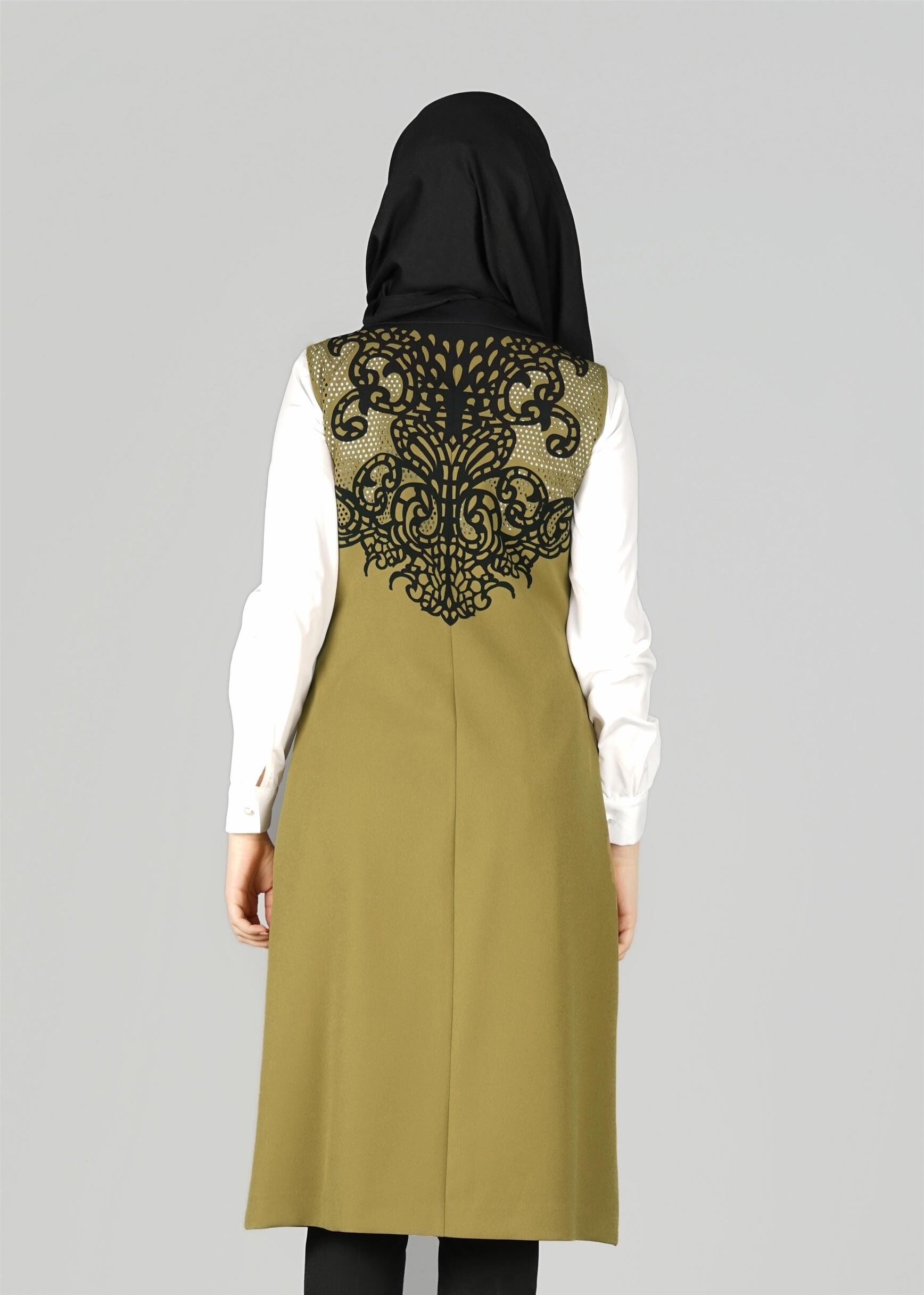 Tesettür giyim YEŞİL 4014 TUNİK