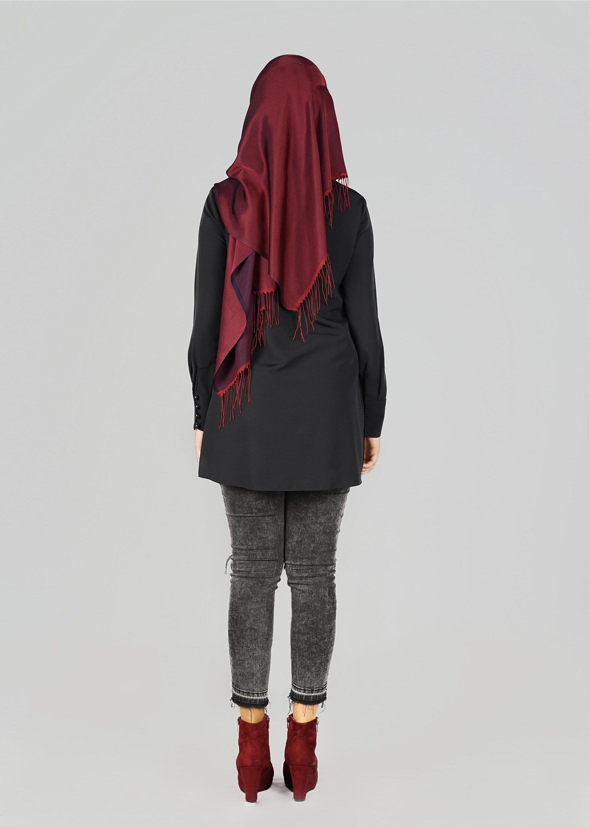 Tesettür giyim SİYAH 4037 TUNİK