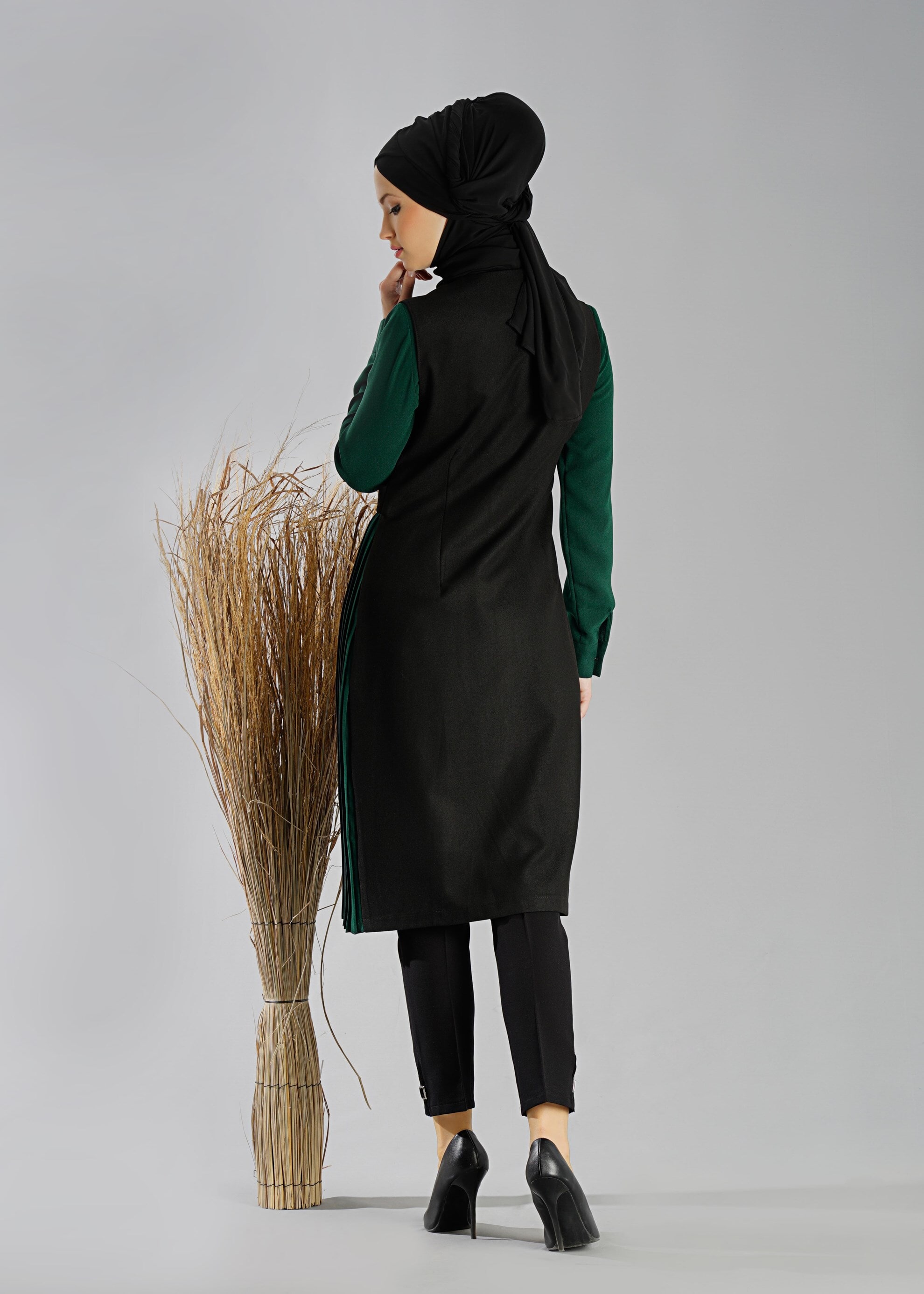 Tesettür giyim YEŞİL 4726 TUNİK