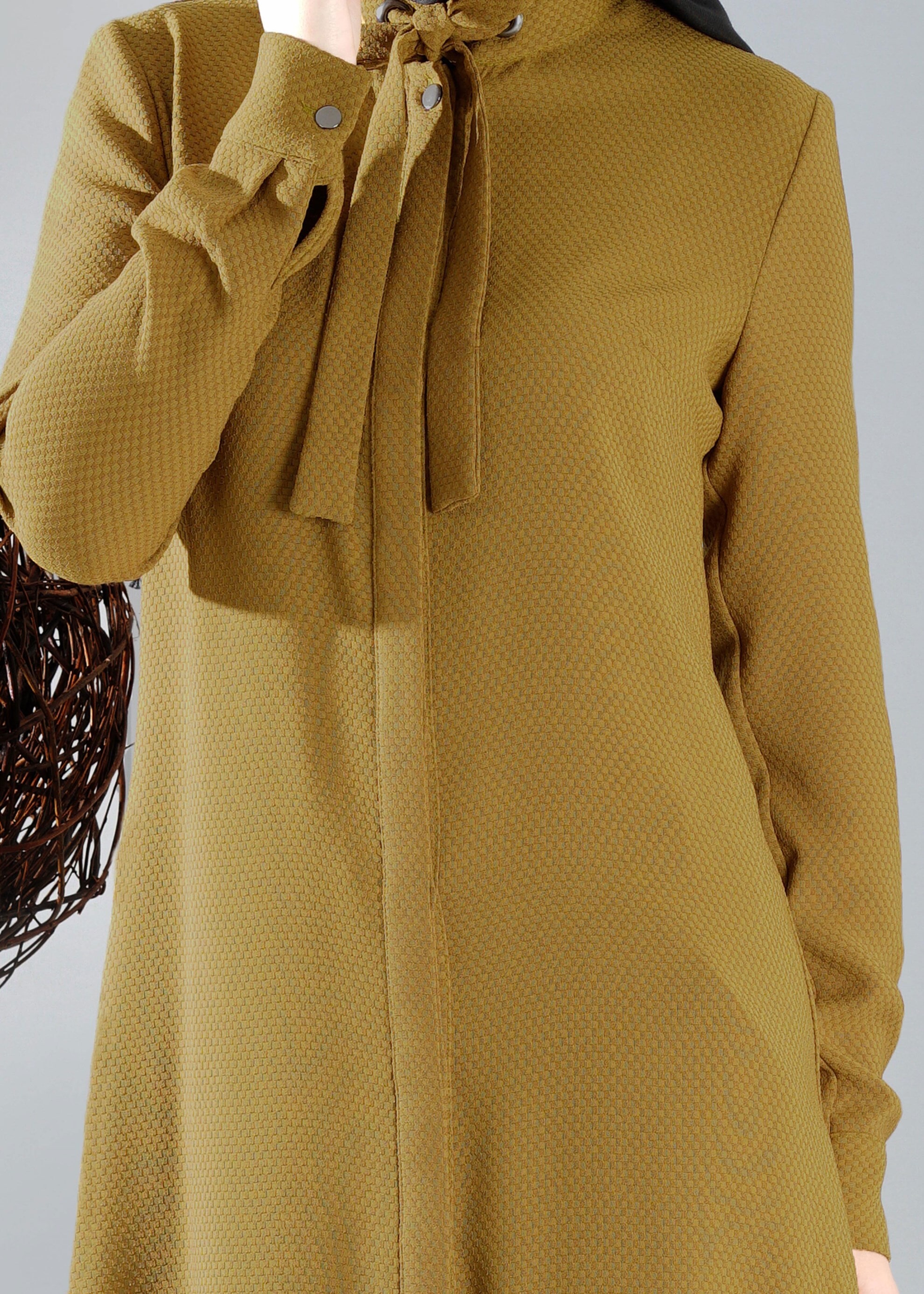 Tesettür giyim SARI 4735 TUNİK