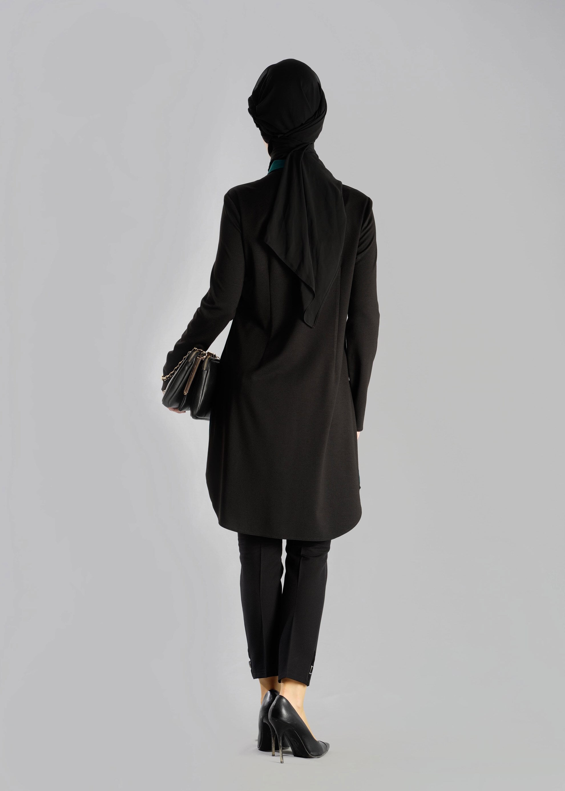 Tesettür giyim MAVİ 4737 TUNİK