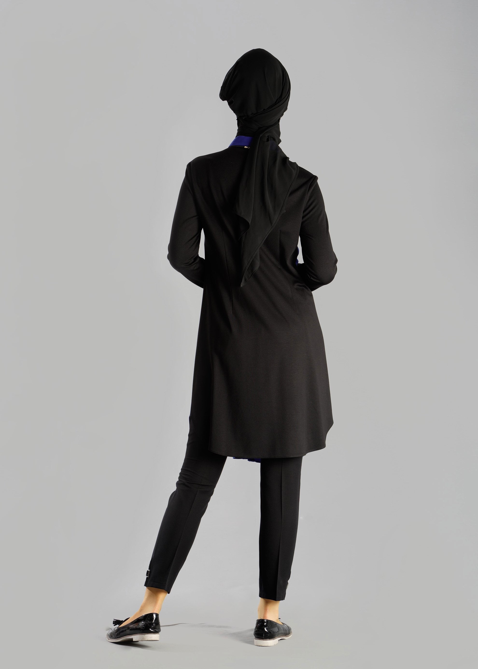 Tesettür giyim LACİVERT 4737 TUNİK