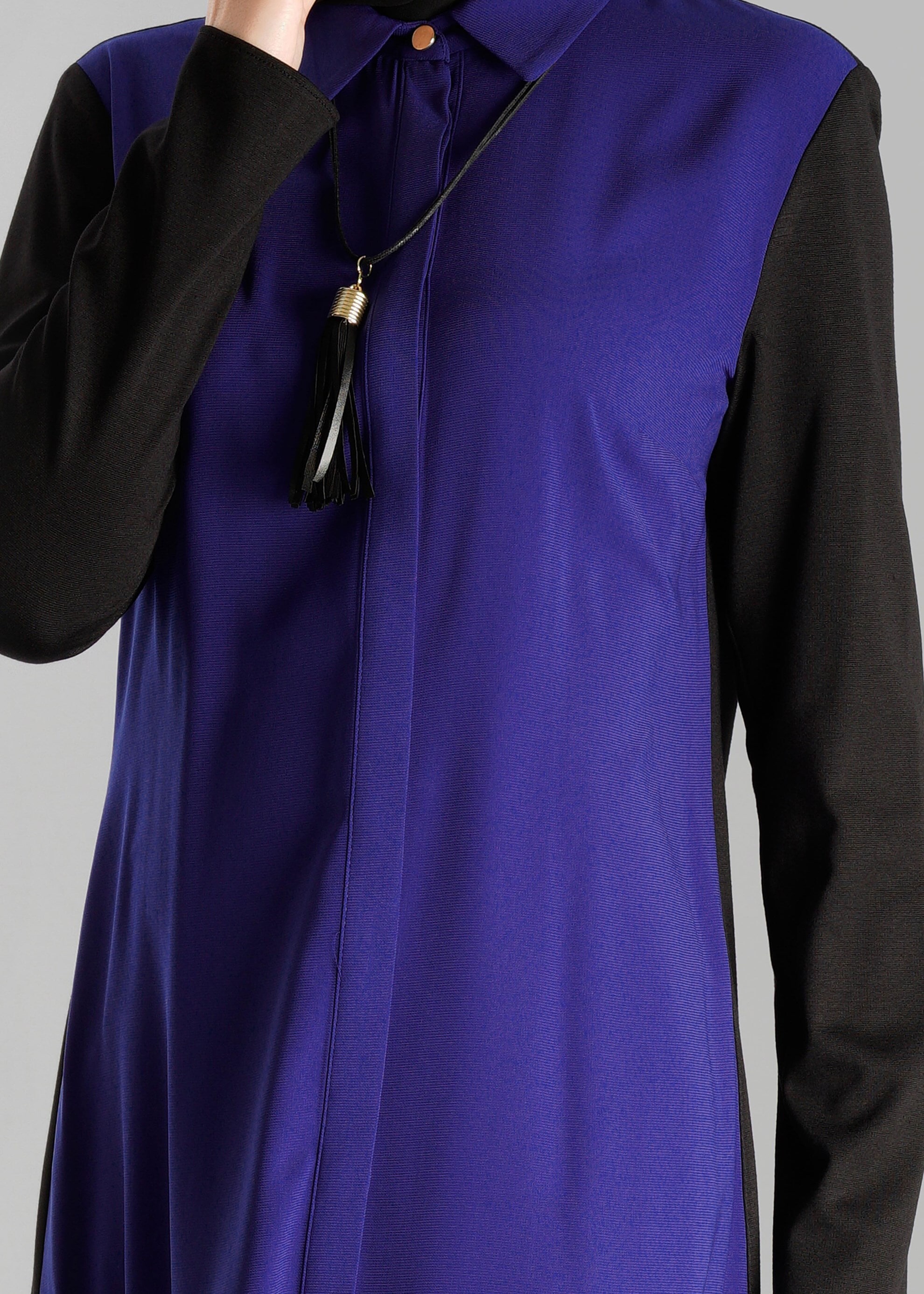 Tesettür giyim LACİVERT 4737 TUNİK