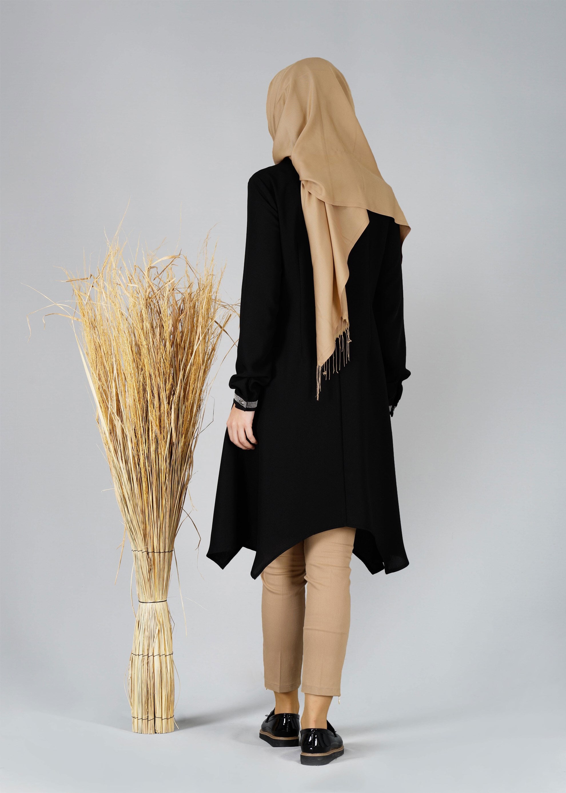 Tesettür giyim SİYAH 4742 TUNİK