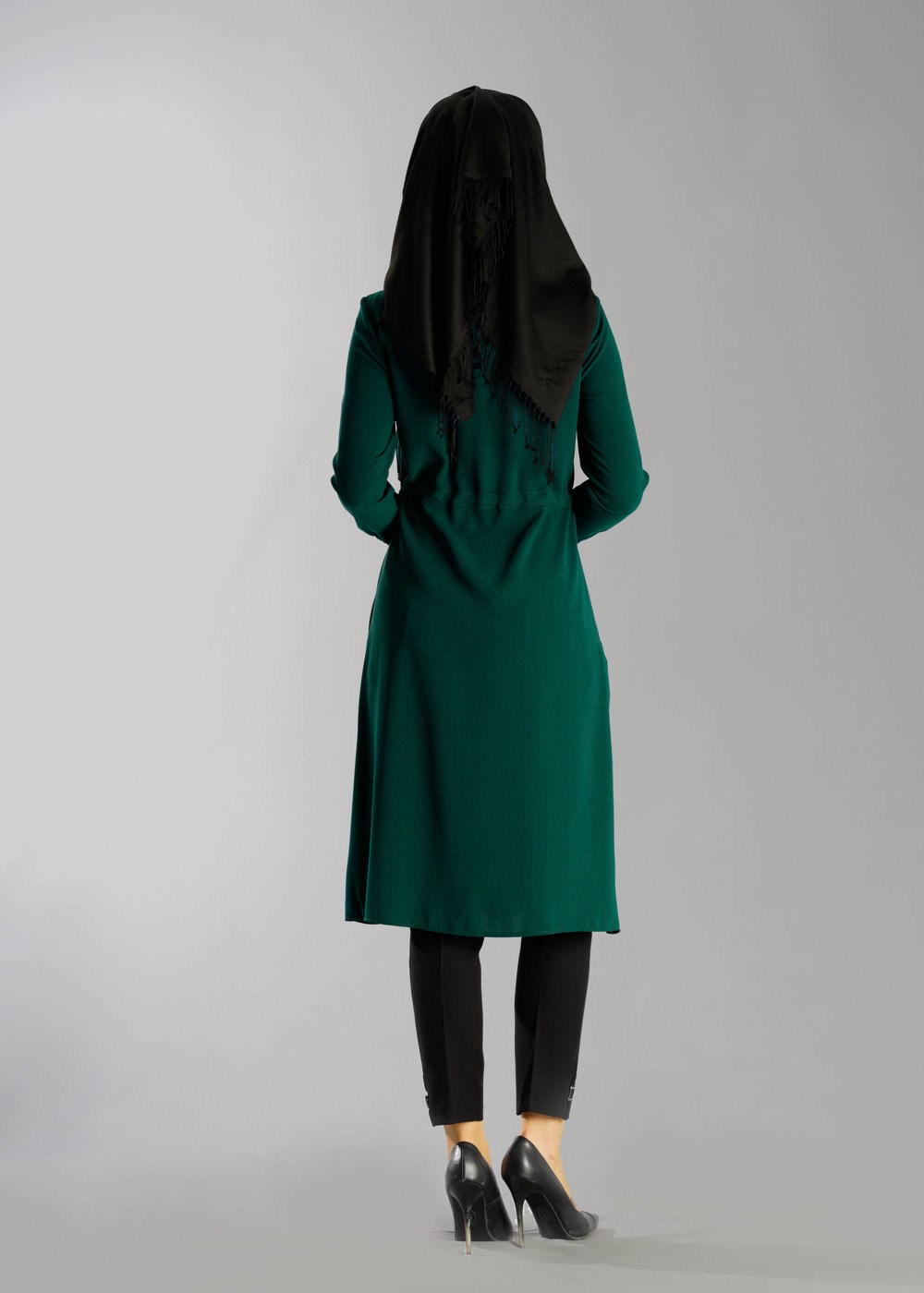 Tesettür giyim YEŞİL 4780 TUNİK