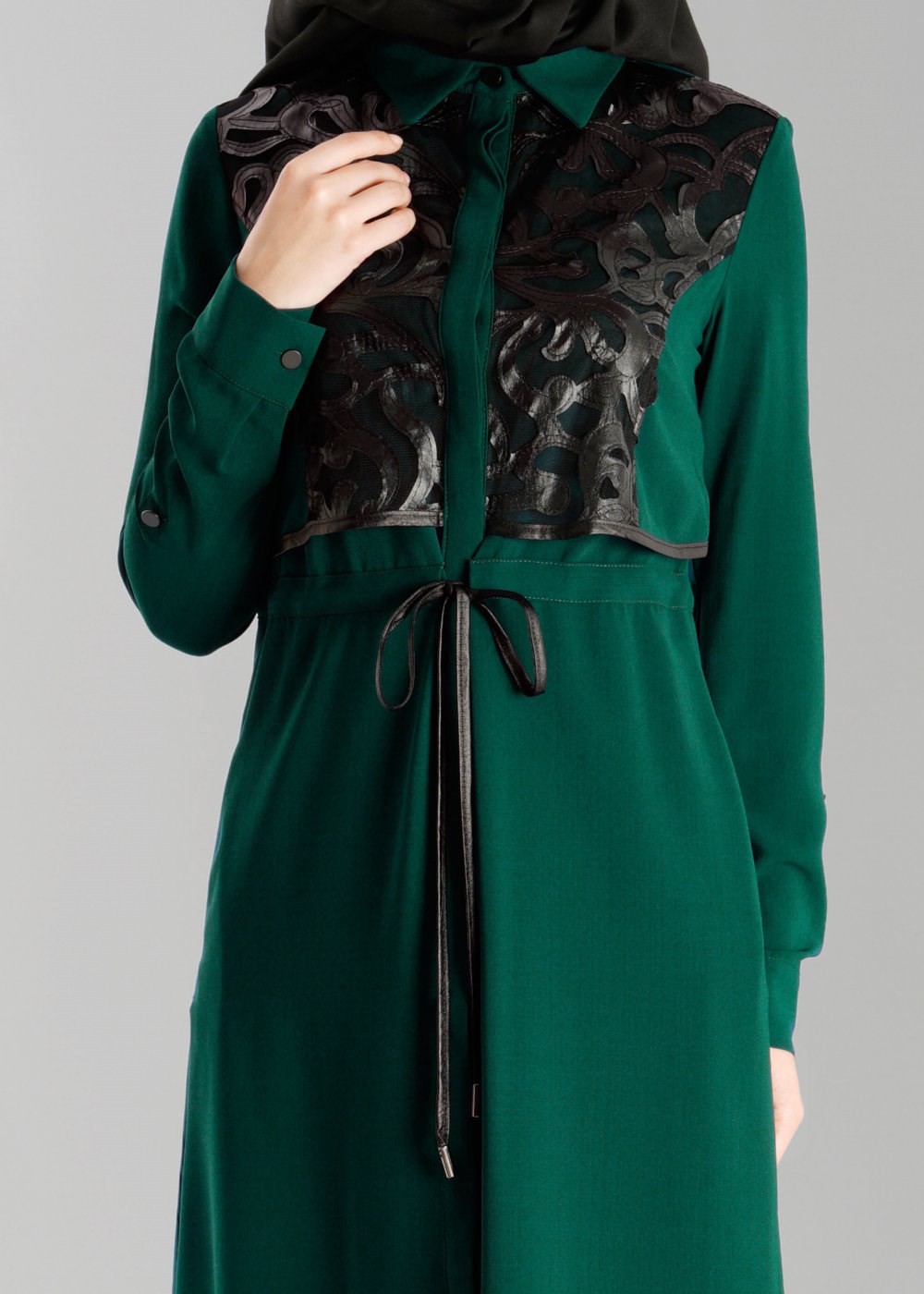 Tesettür giyim YEŞİL 4780 TUNİK