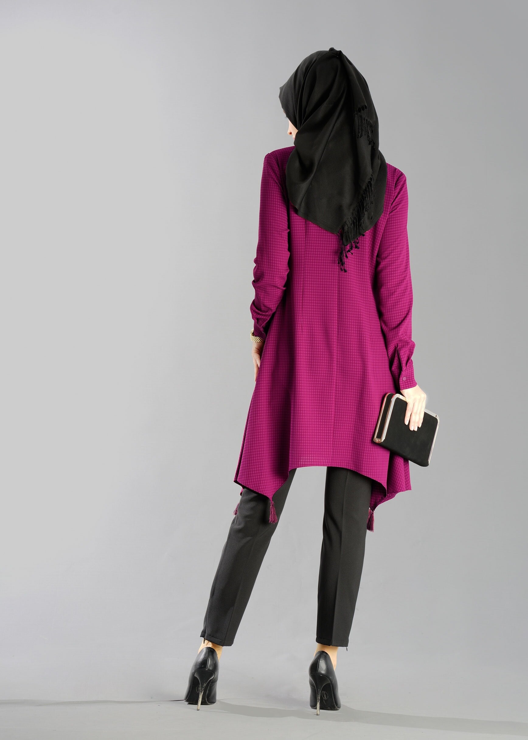 Tesettür giyim MOR 4781 TUNİK