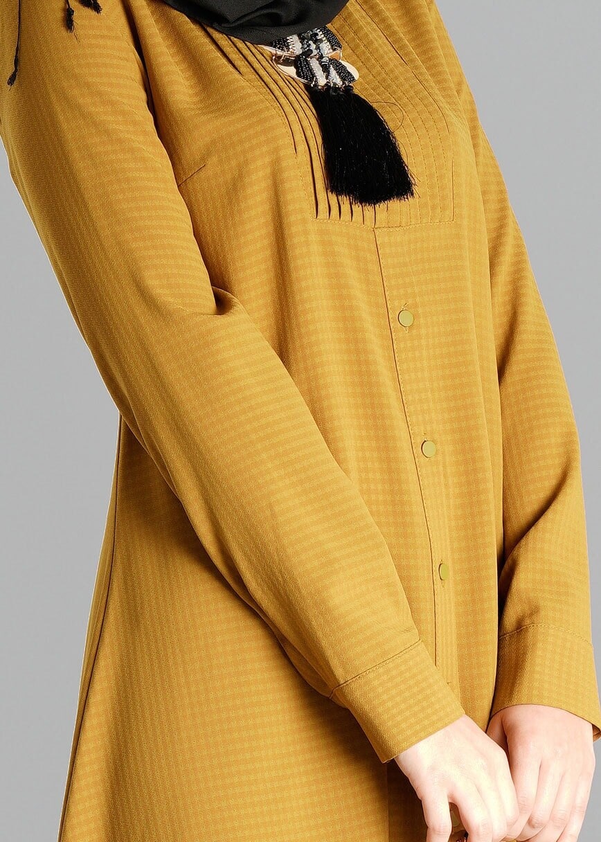 Tesettür giyim SARI 4781 TUNİK