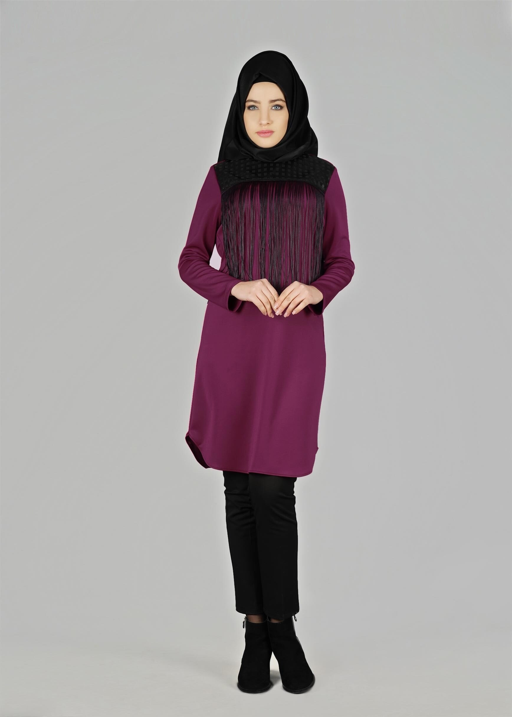 Tesettür giyim MOR 4782 TUNİK