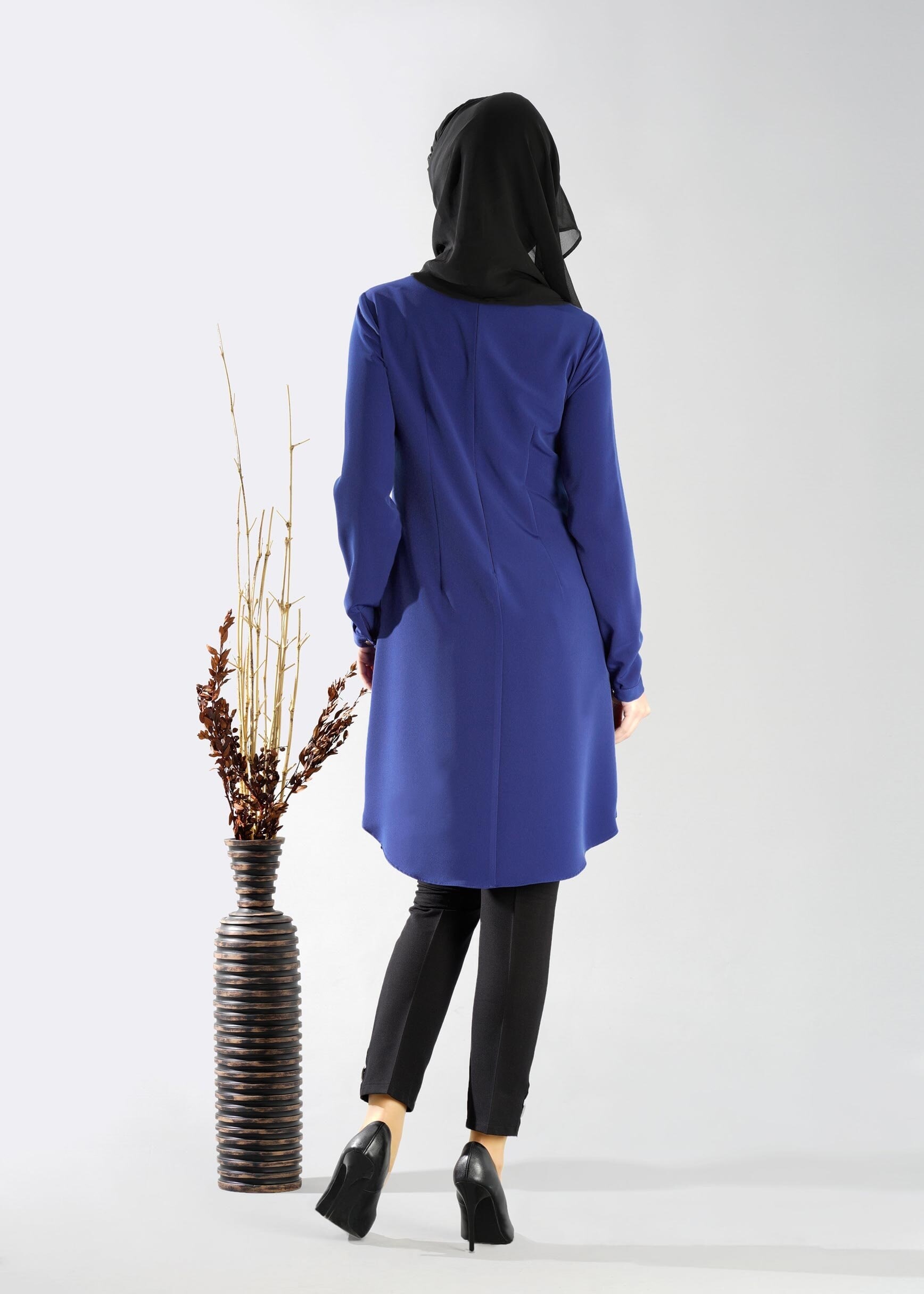 Tesettür giyim LACİVERT 4828 TUNİK