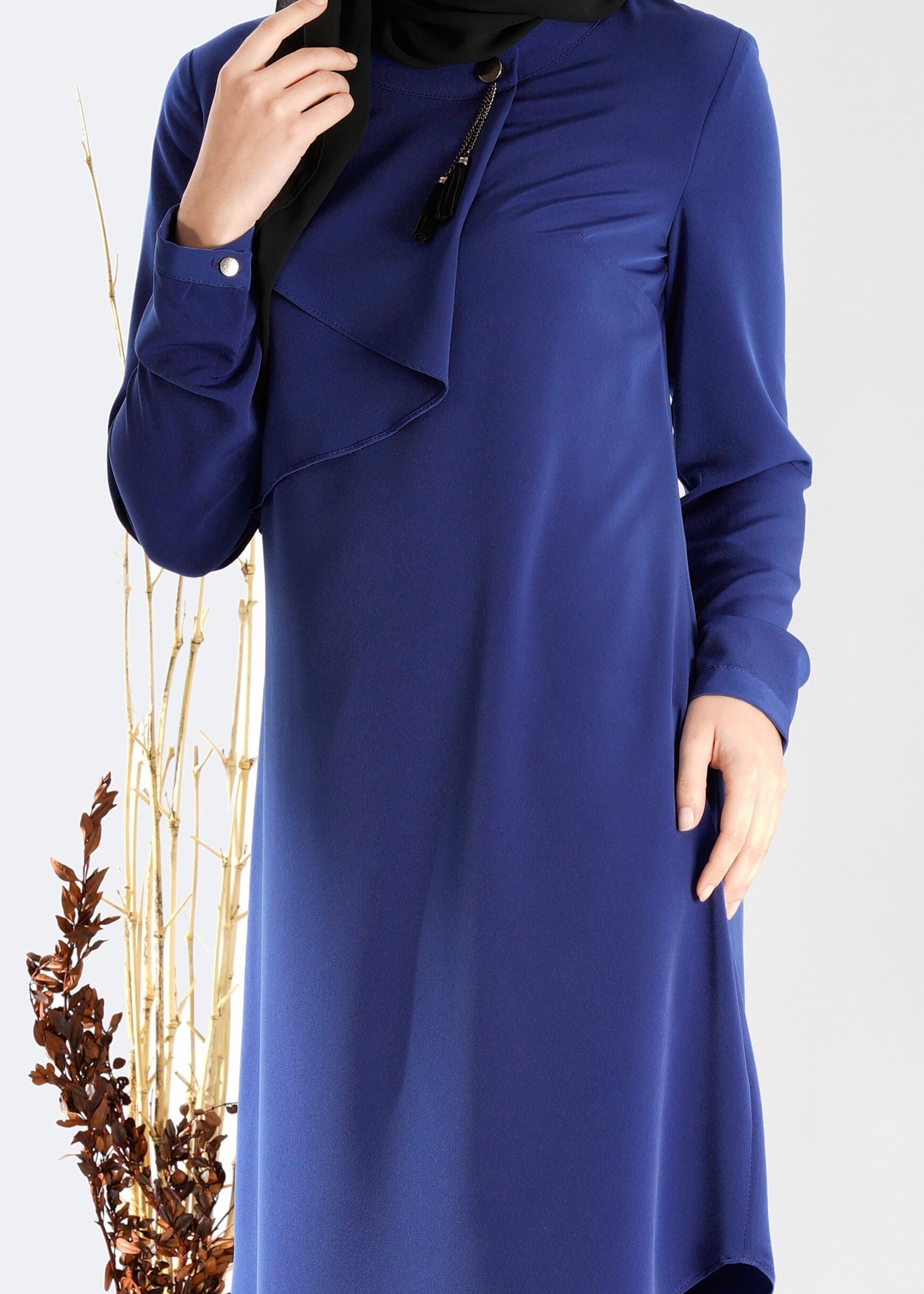 Tesettür giyim LACİVERT 4828 TUNİK