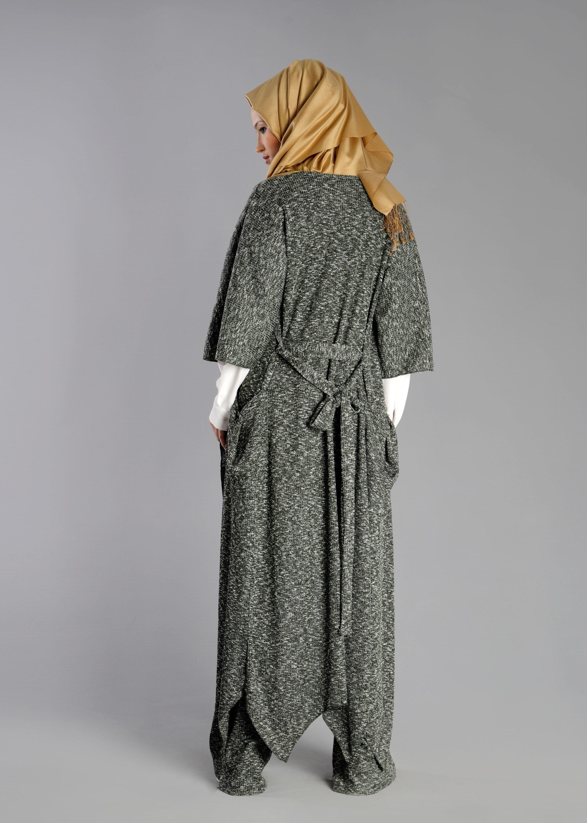 Tesettür giyim HAKİ 4843 TUNİK