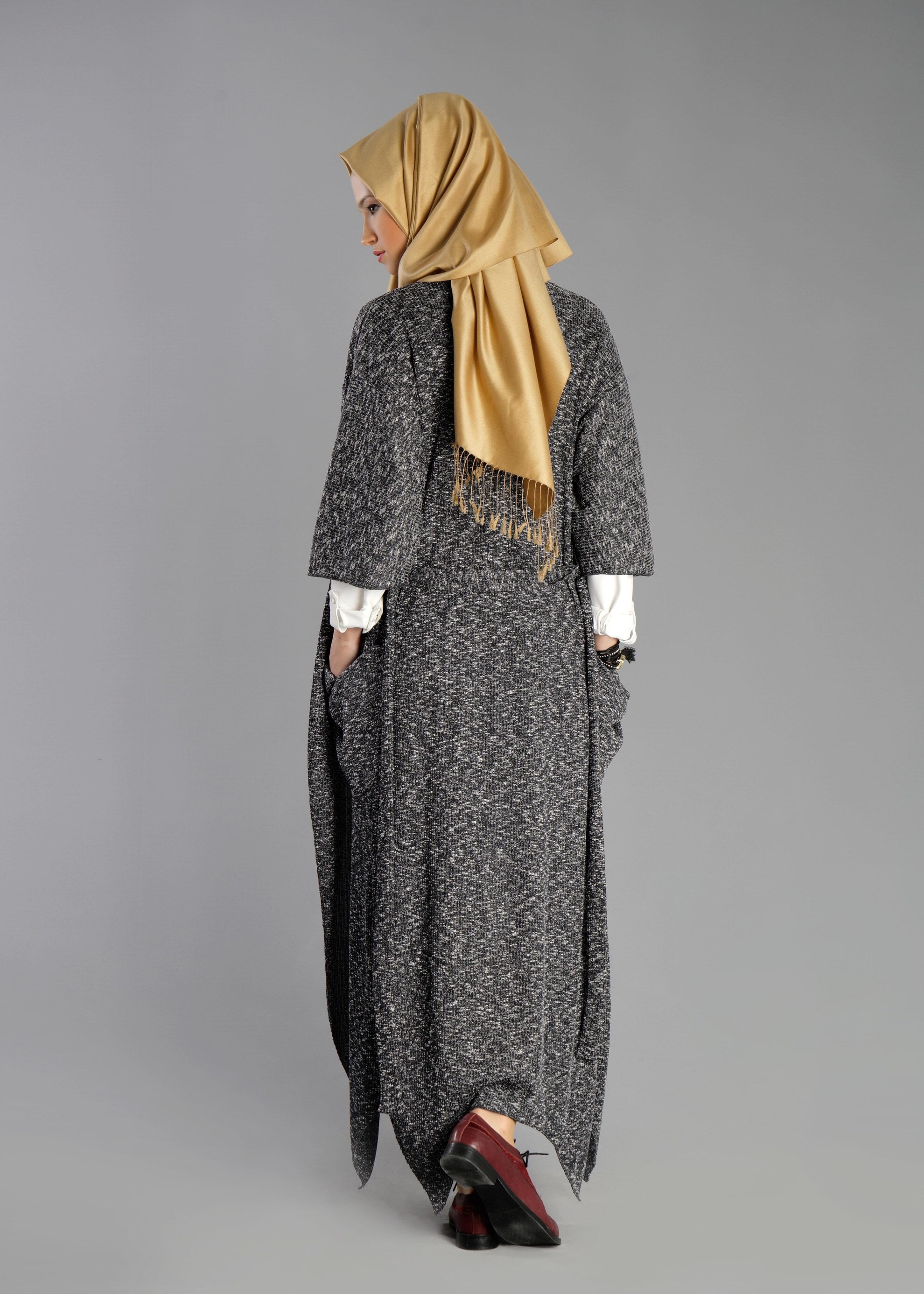 Tesettür giyim LACİVERT 4843 TUNİK